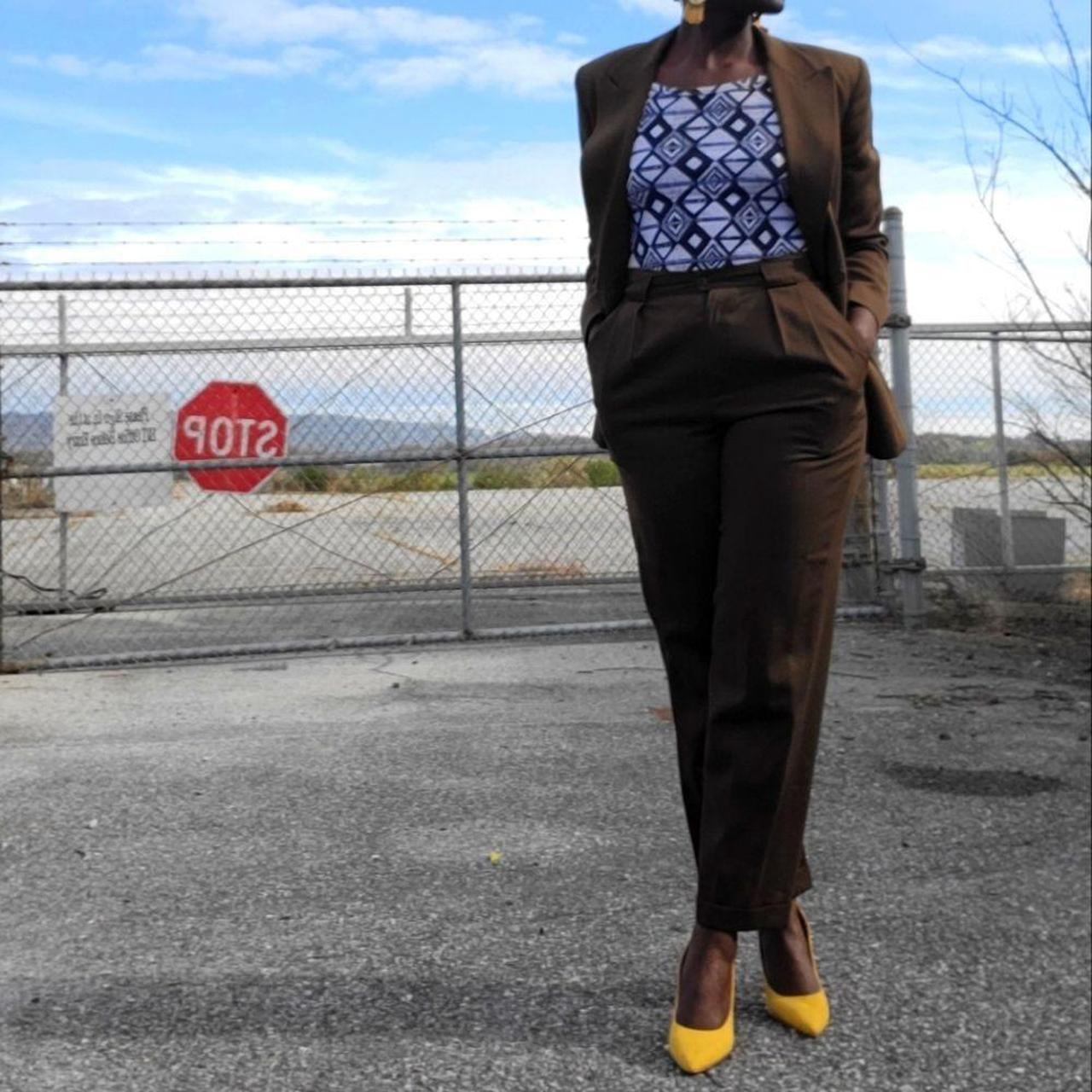 Women's Brown Suit Depop