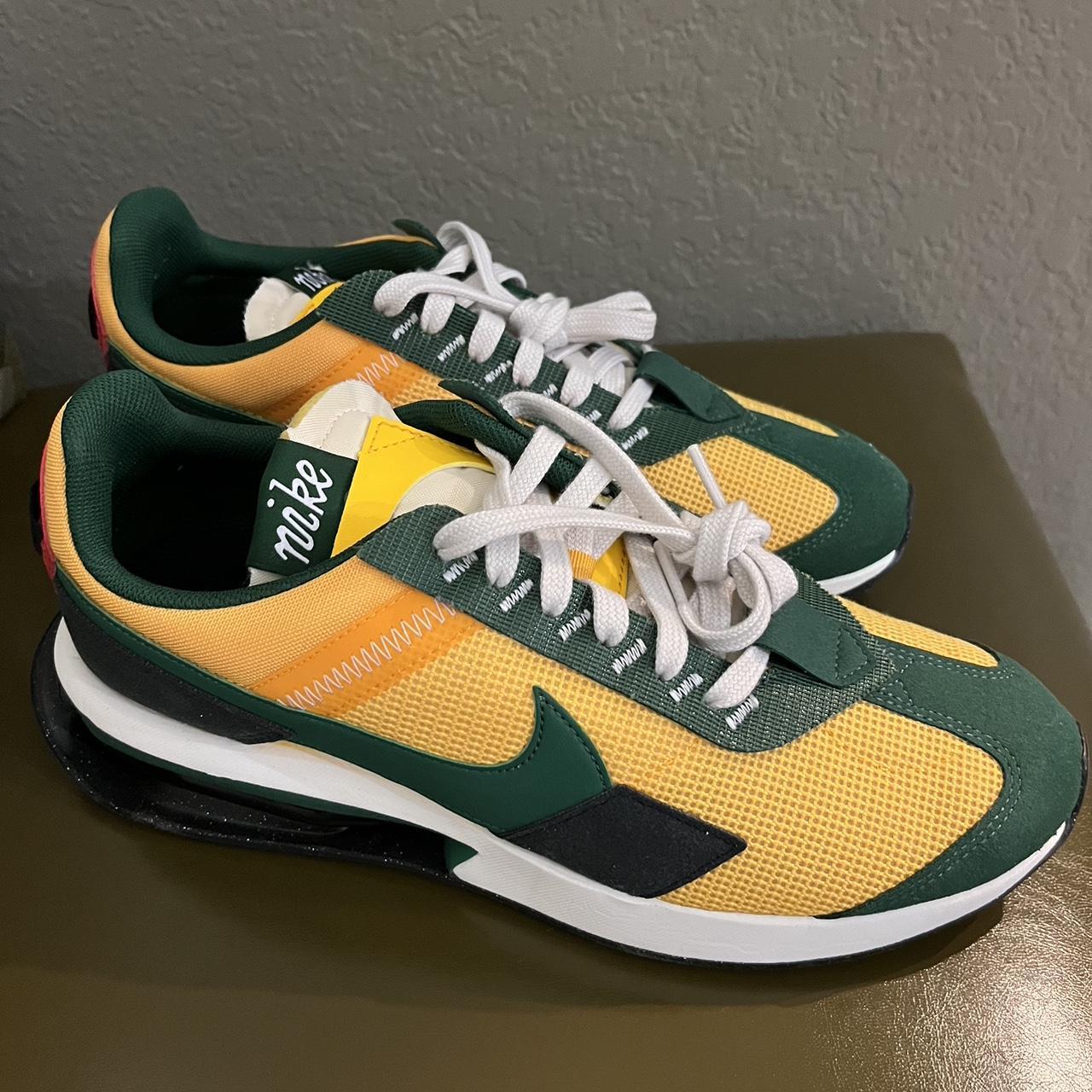 Nike Air Max Pre-Day sneakers in yellow and green