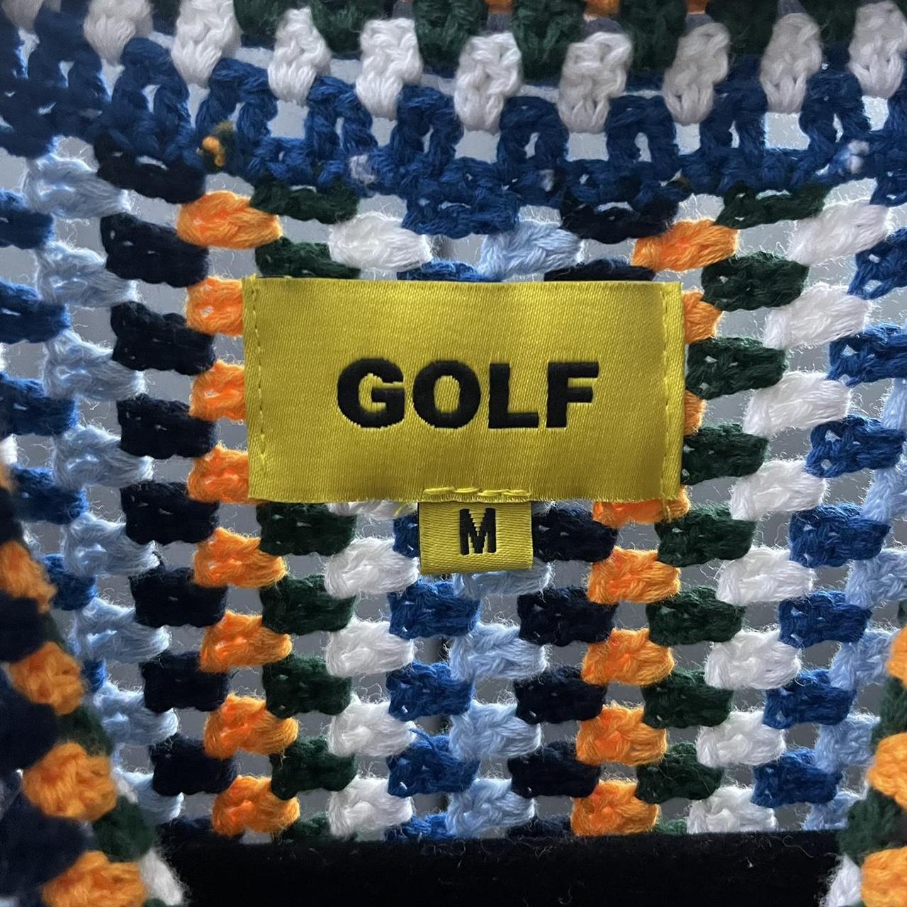 Men's GOLF WANG Crochet Camp Shirt | eBay