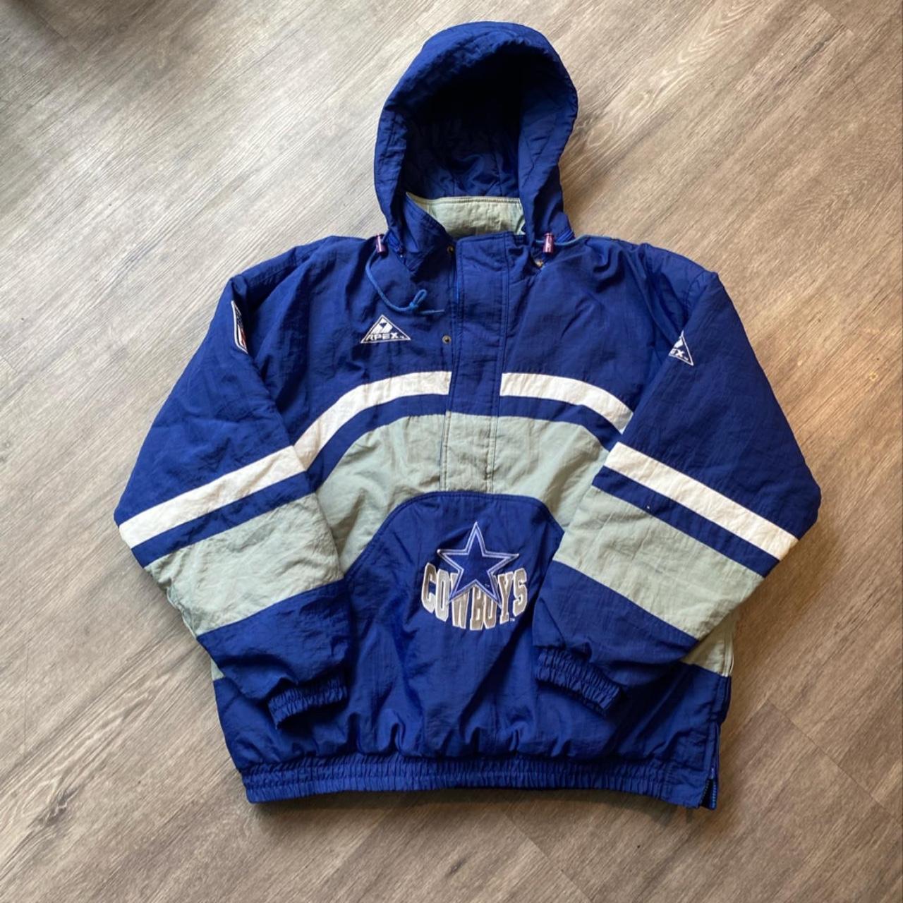 90's Dallas Cowboys NFL Starter Pullover Coat, - Depop