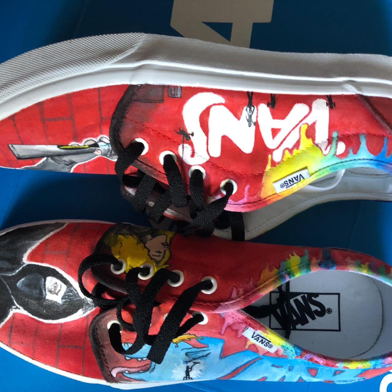 Custom Airbrushed Graffiti Nike Shoes 9.0