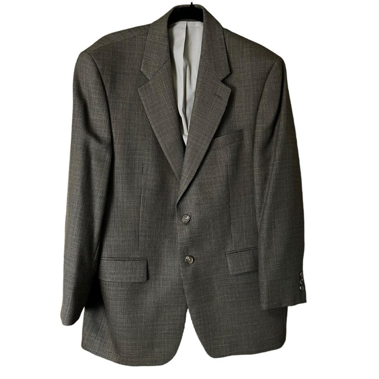 Source Unknown Men's Tailored jacket - Brown/Blac… - image 1