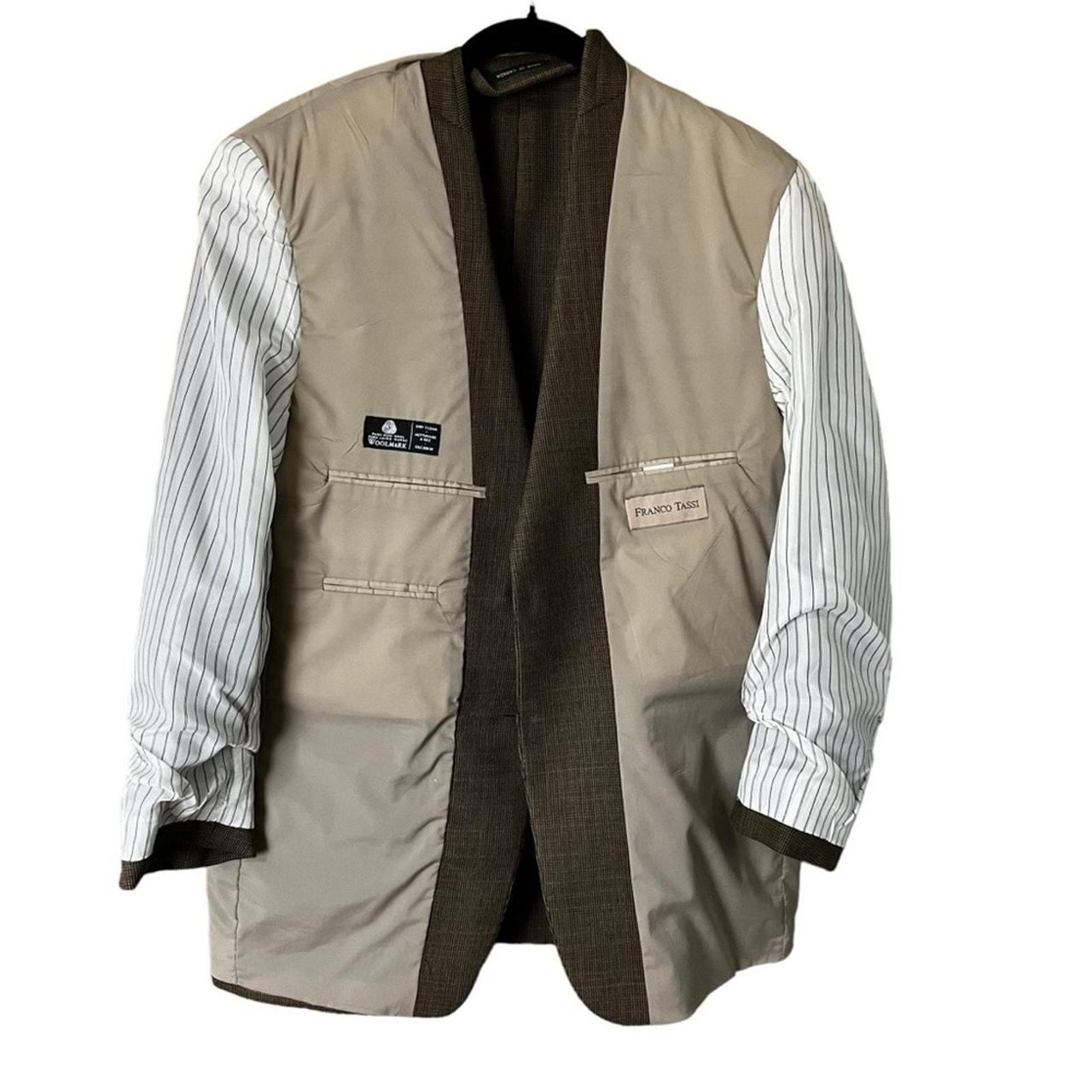 Source Unknown Men's Tailored jacket - Brown/Blac… - image 5