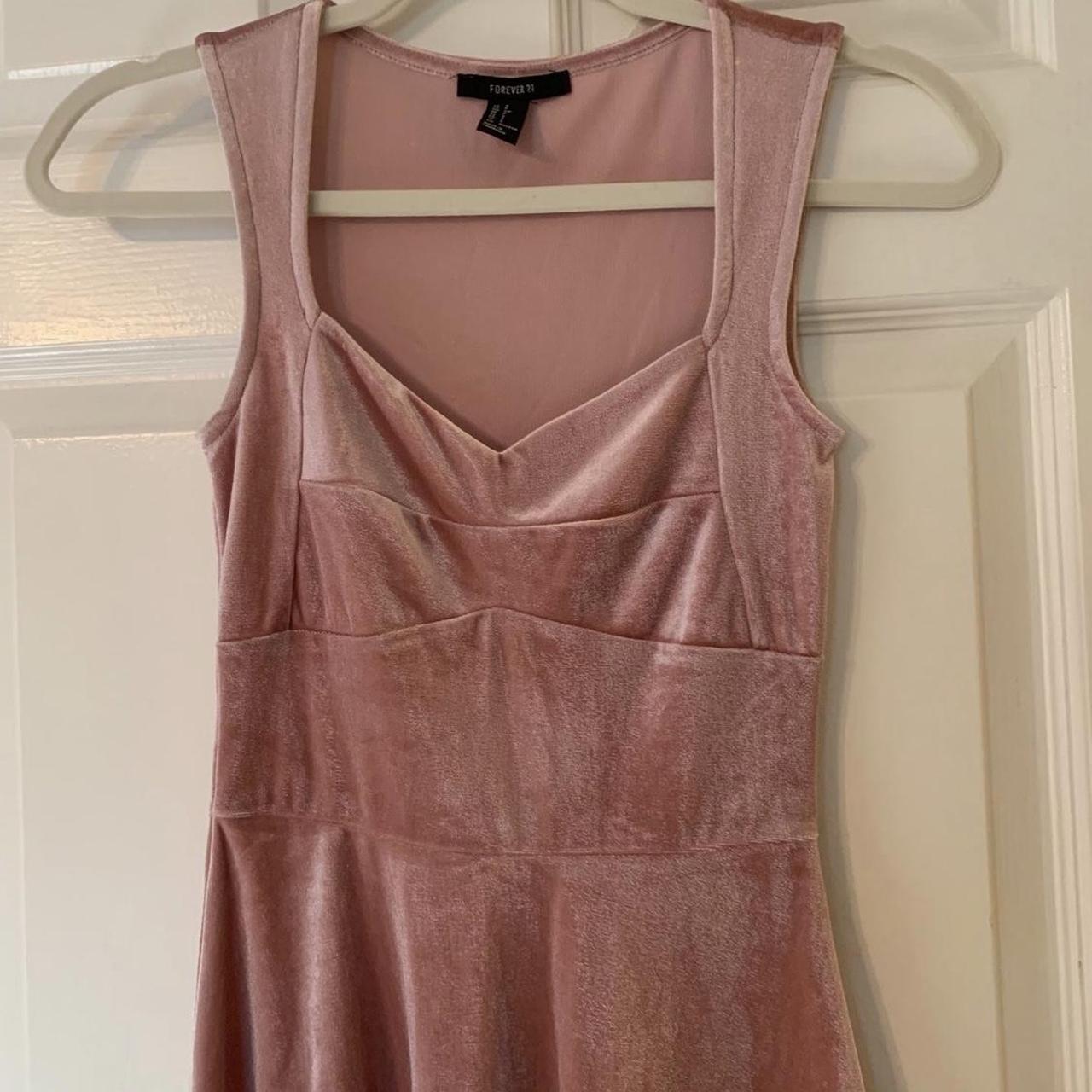 Pink Velvet Forever 21 Mini Dress size small