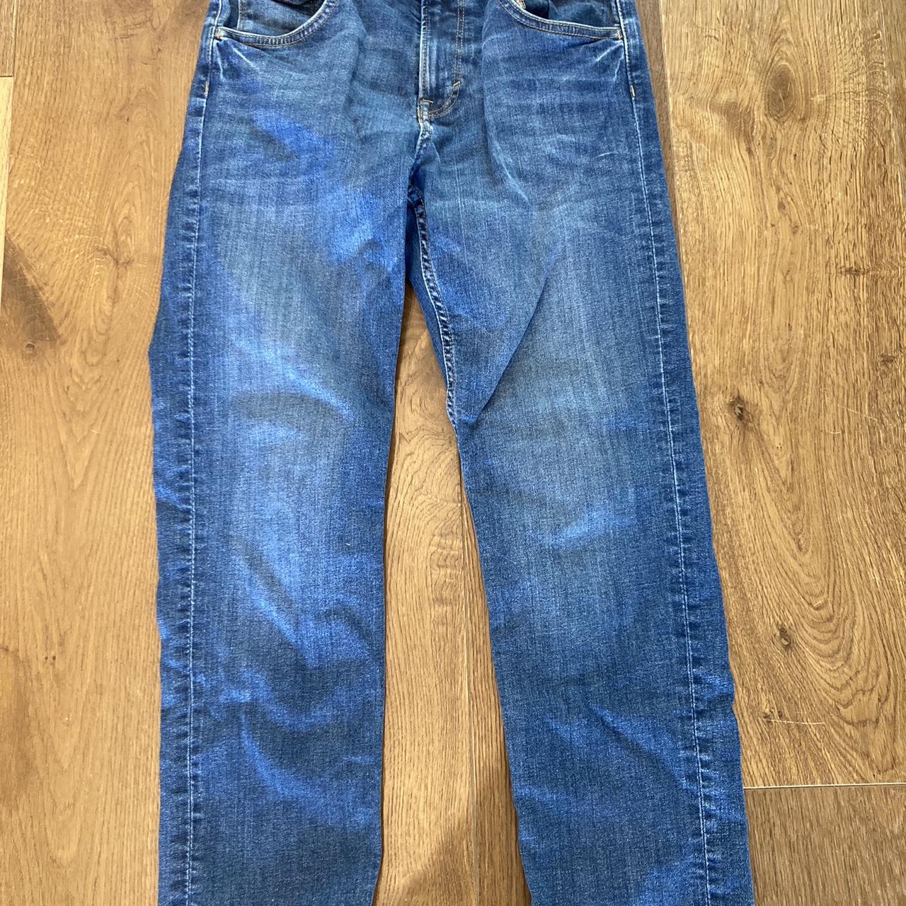 H M Men s Blue And Navy Jeans Depop h-m-men-s-blue-and-navy-jeans-depop