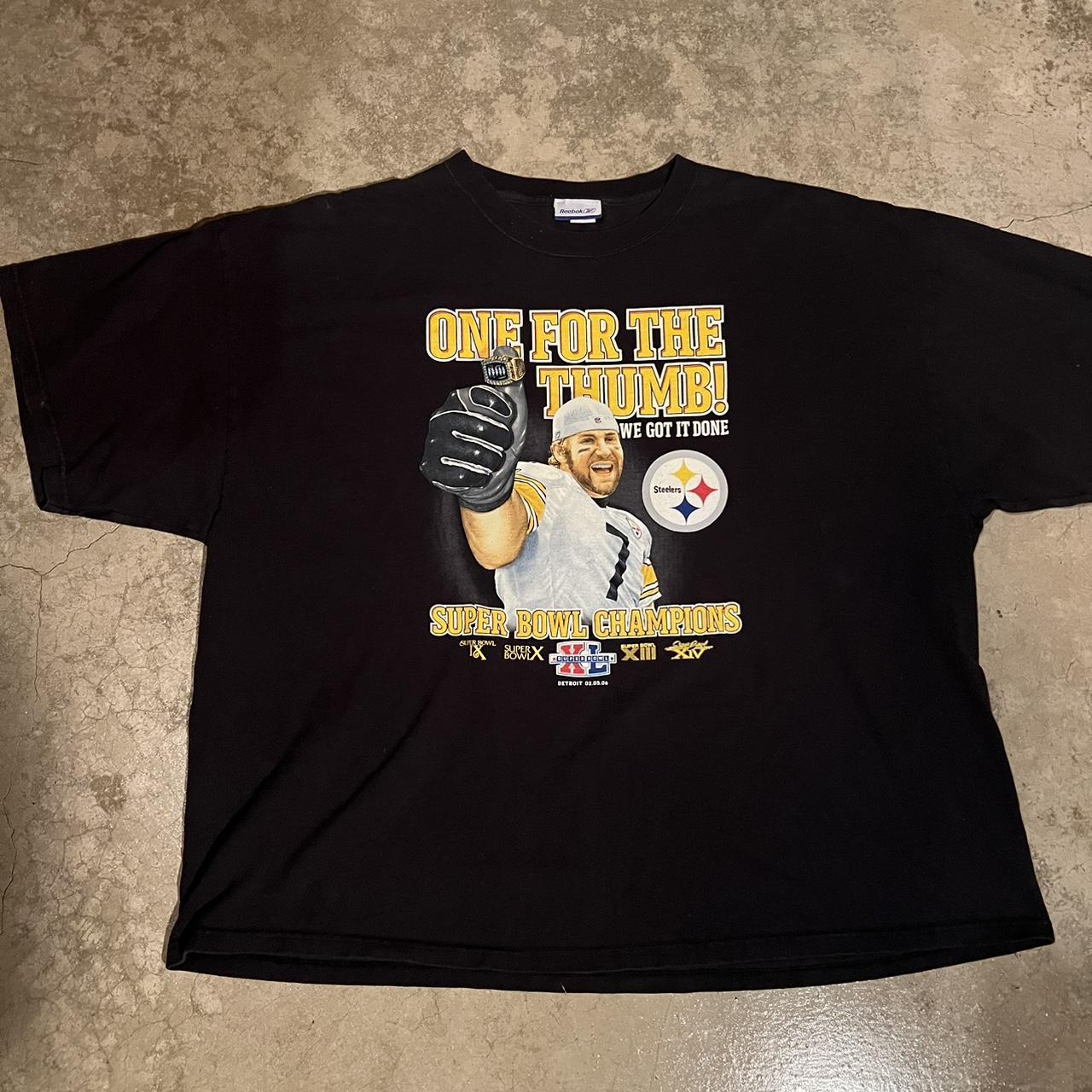 Reebok men's Pittsburgh Steelers large T-shirt