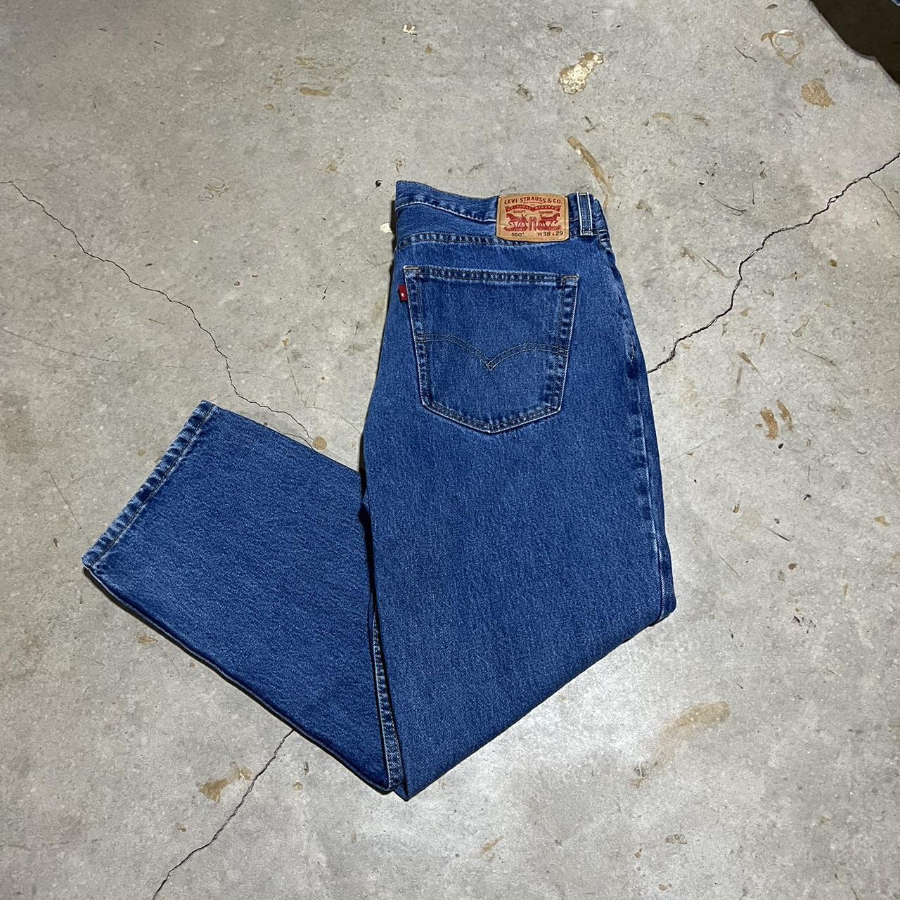 vintage levi 550 jeans levi strauss 550s, low rise... - Depop