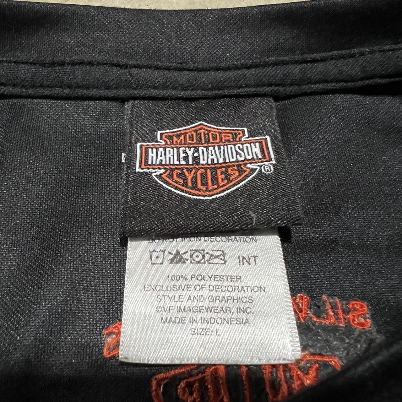 Harley Davidson Men's Black and Orange T-shirt (3)