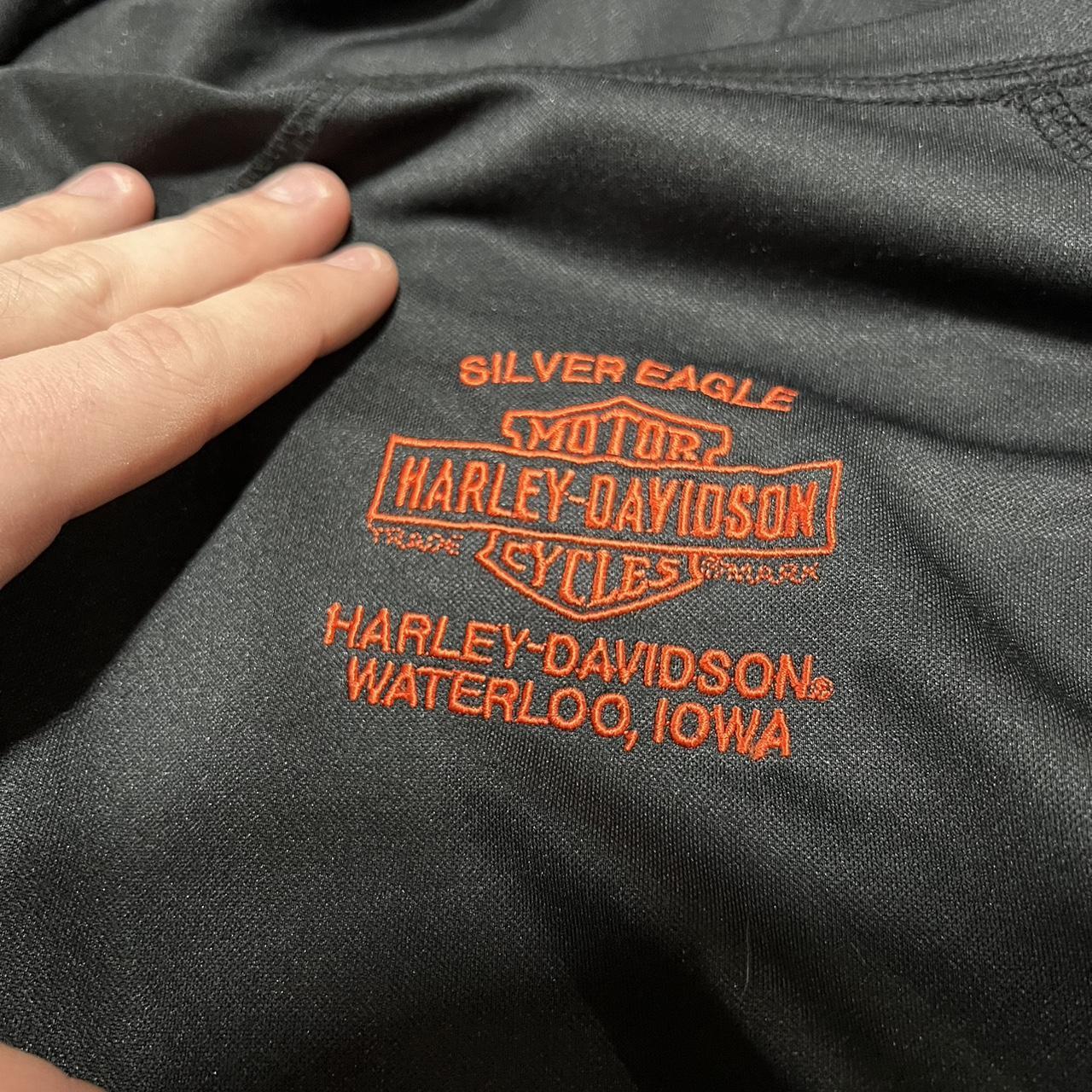 Harley Davidson Men's Black and Orange T-shirt (4)