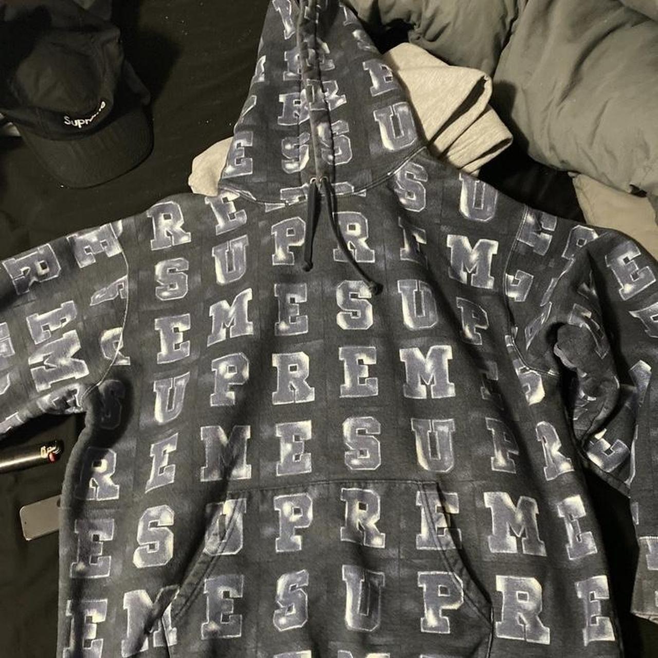 supreme blocks hooded sweatshirt