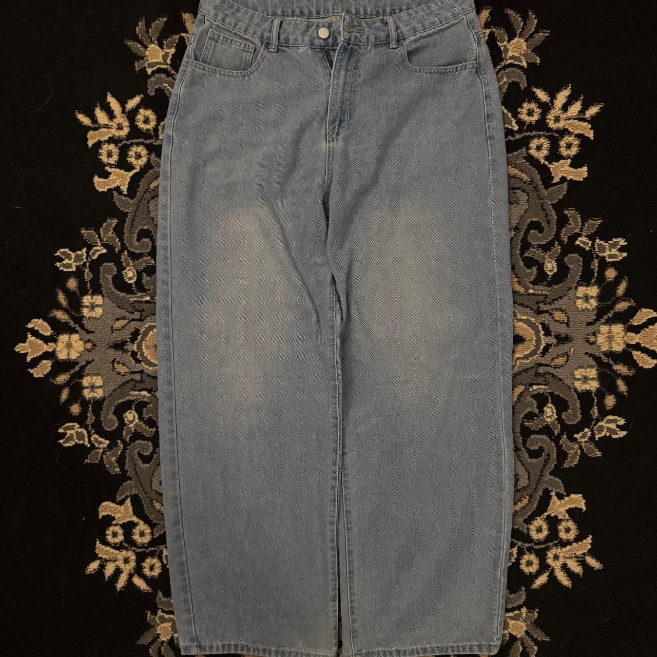 JNCO Men's Distressed Jeans - Black/Blue - 35" – … - image 1