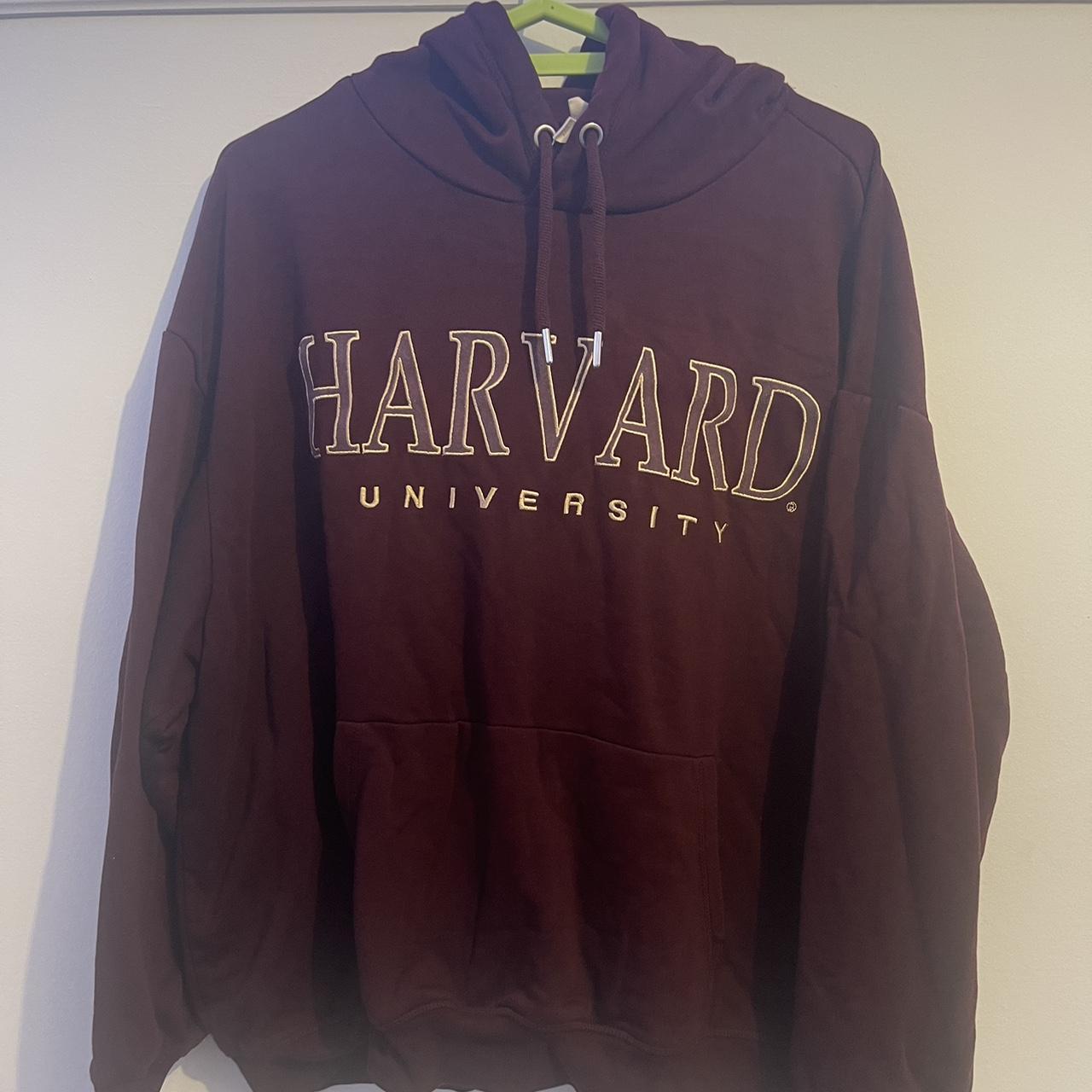 Harvard University Embroidered Hoodie Limited... - Depop