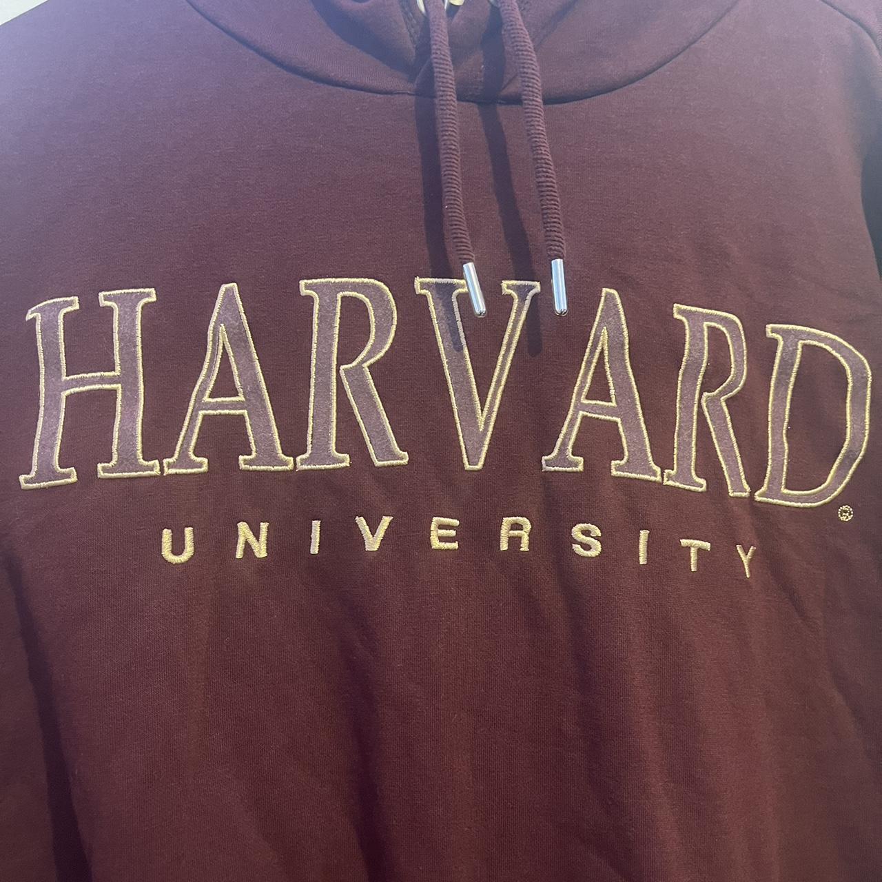 Harvard University Embroidered Hoodie Limited... - Depop