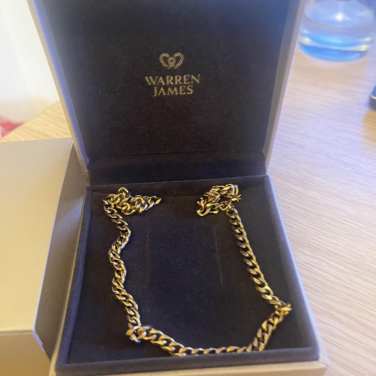 Warren James Gold Chain with original box CLASP IS... Depop