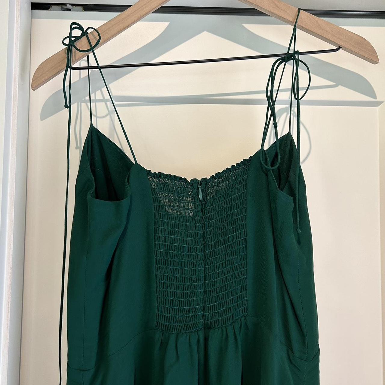 Reformation Juliette Dress in Emerald Women’s Size... - Depop