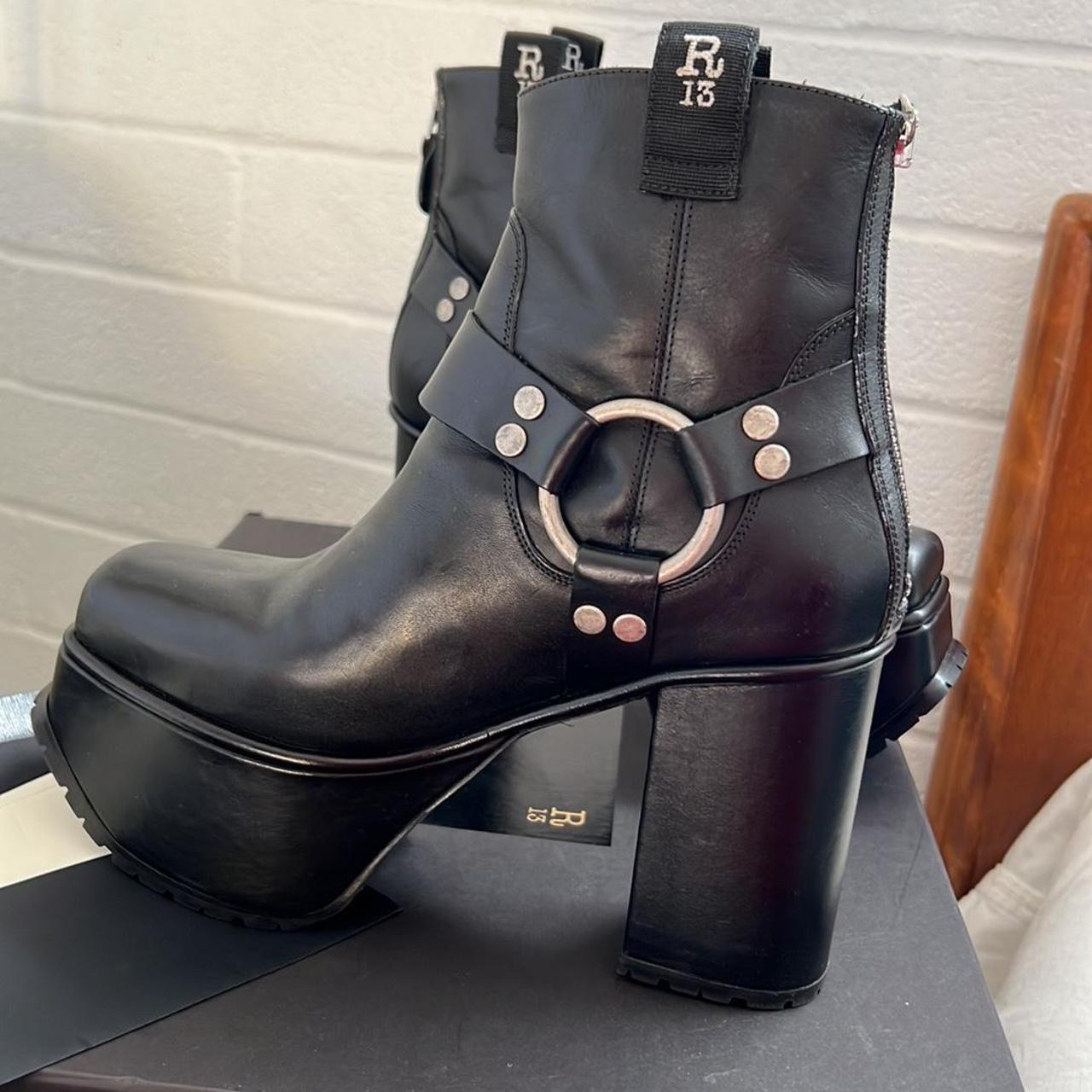 r13 leather ankle boots
