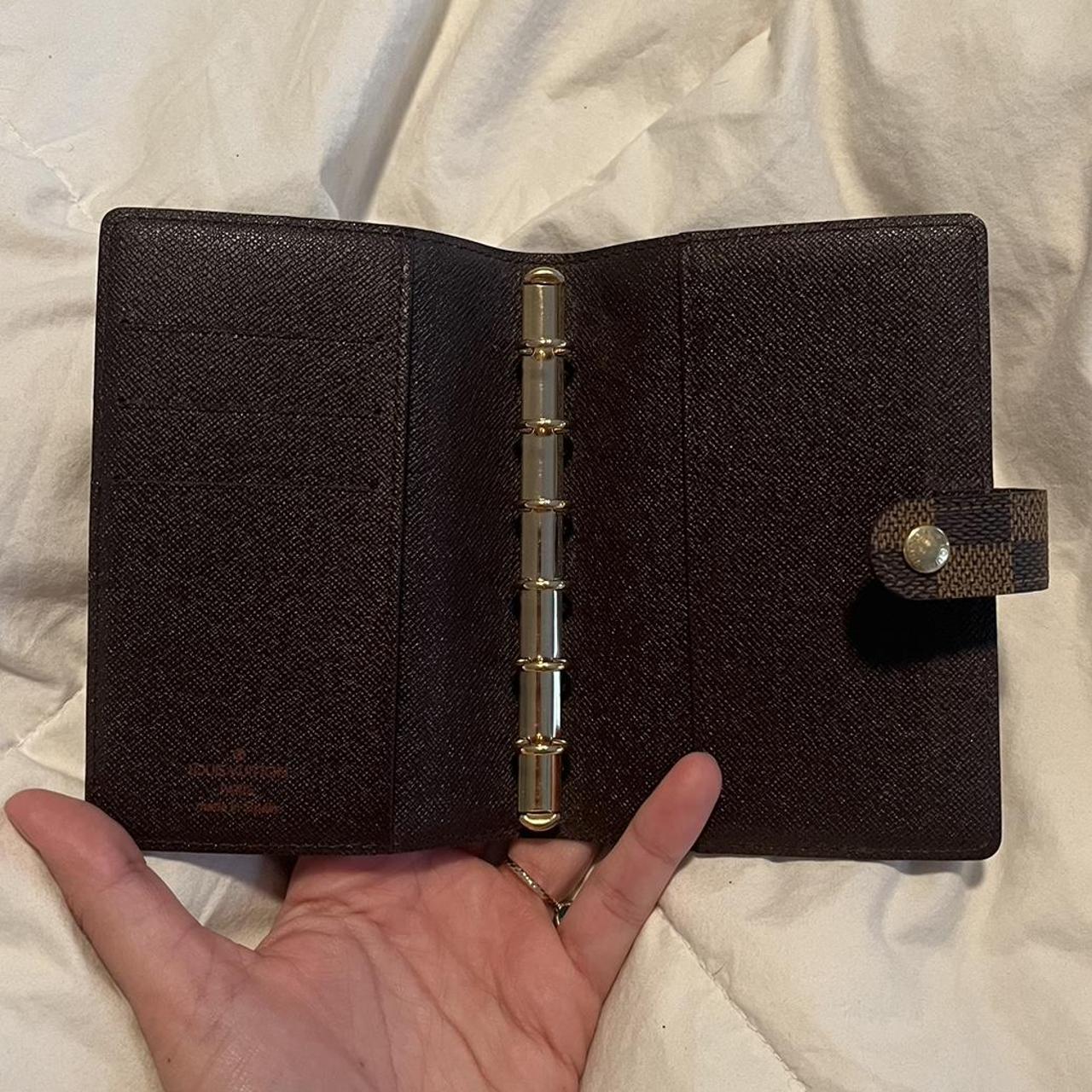 Louis Vuitton Damier Ebene Agenda, small ring. In - Depop