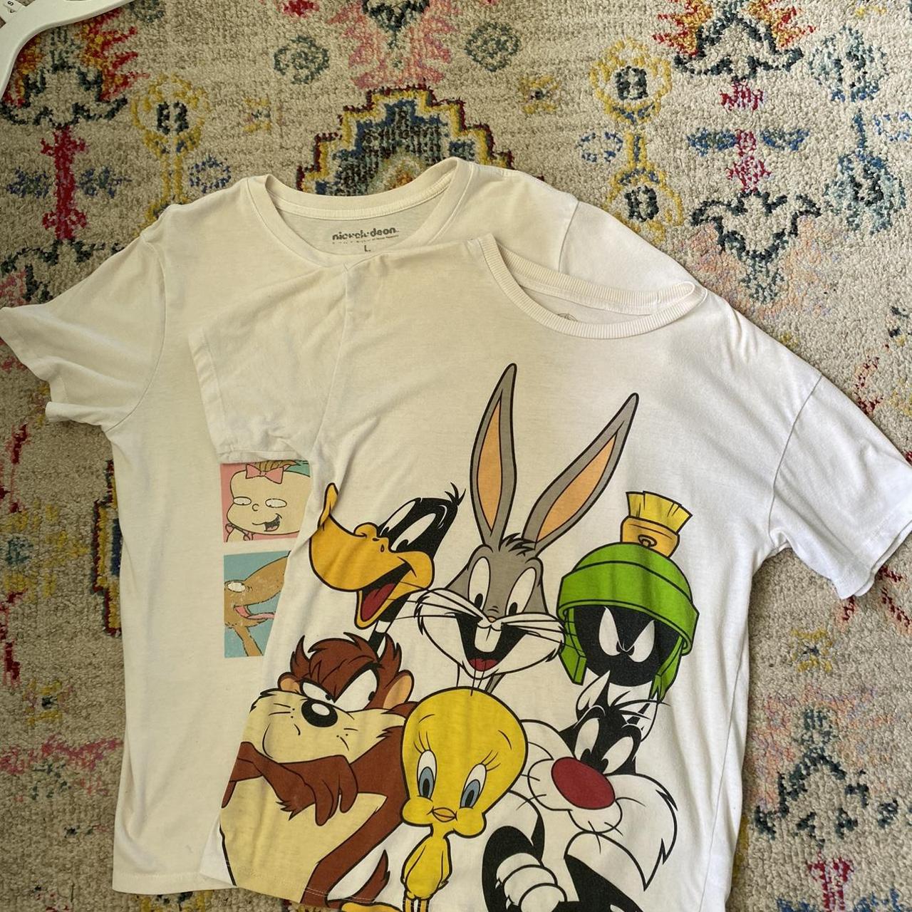 Vintage Youth Cartoon Shirt Bundle Looney Tunes +... - Depop