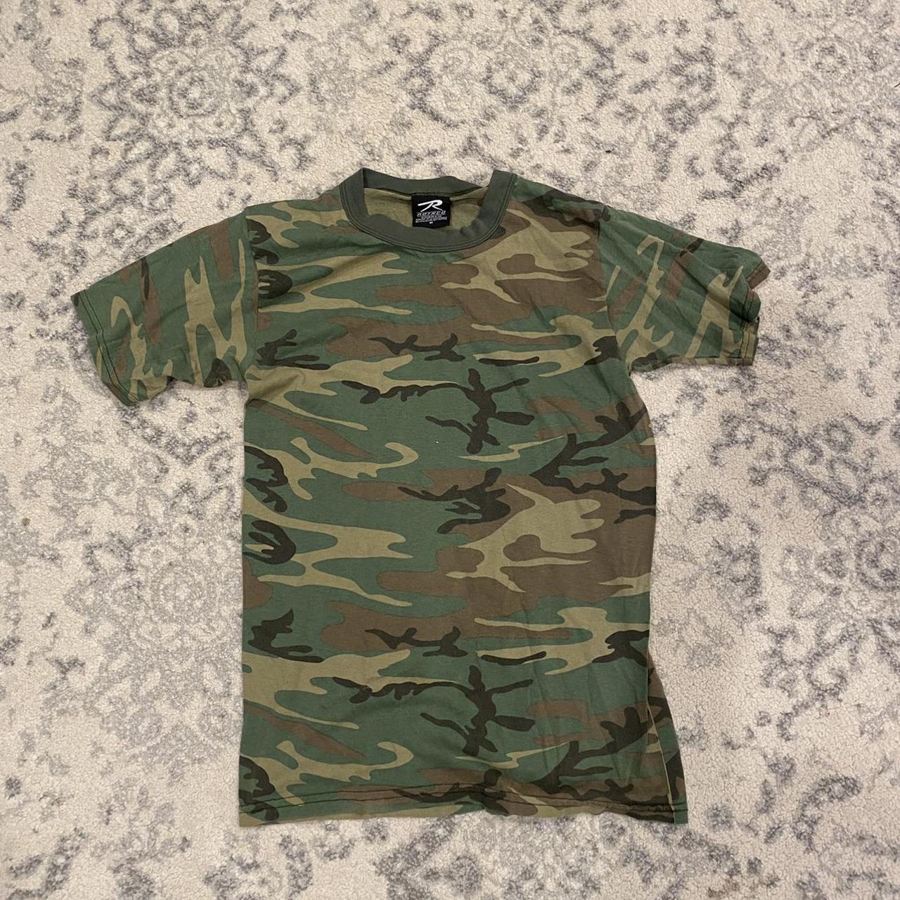 Vintage Camo Tee Basic, Essential Tee Listed as... - Depop