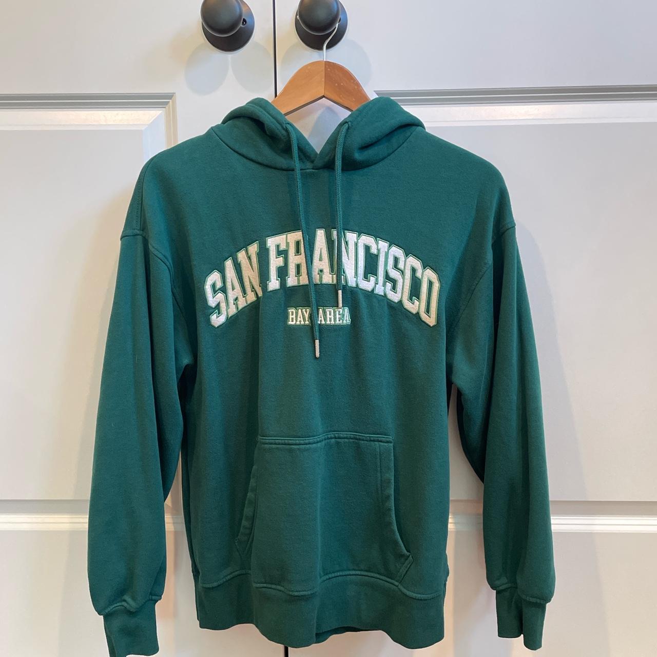 Garage dark green San Francisco hoodie Depop