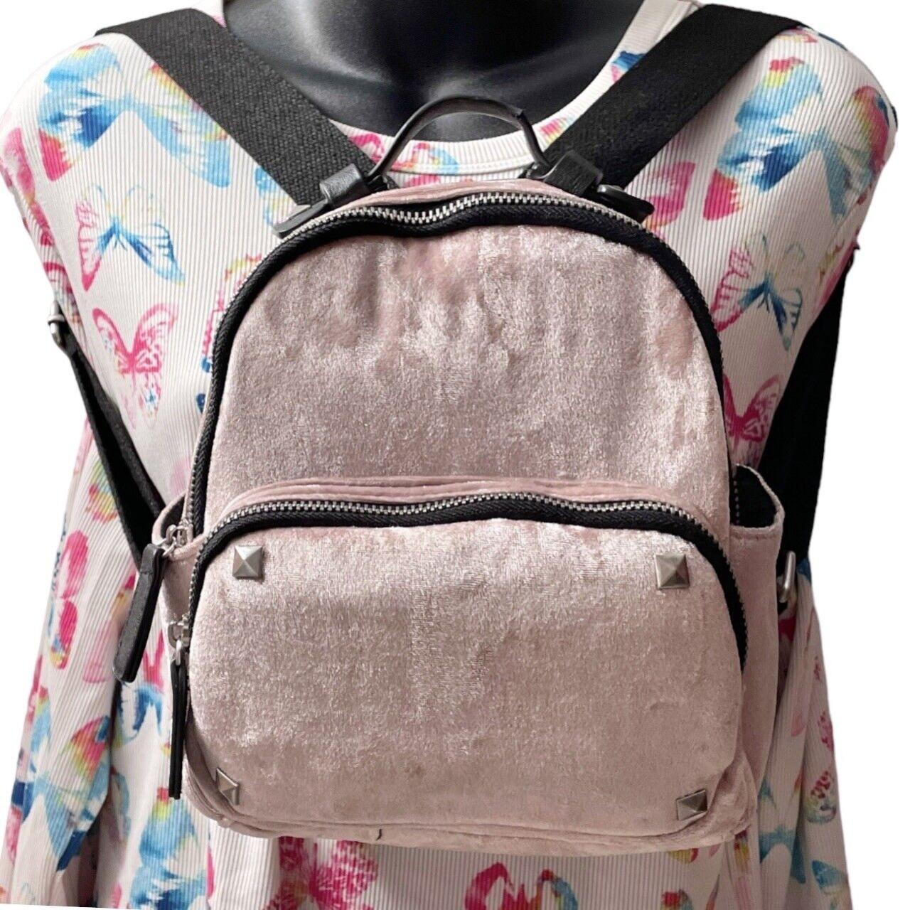 Velvet on sale backpack purse