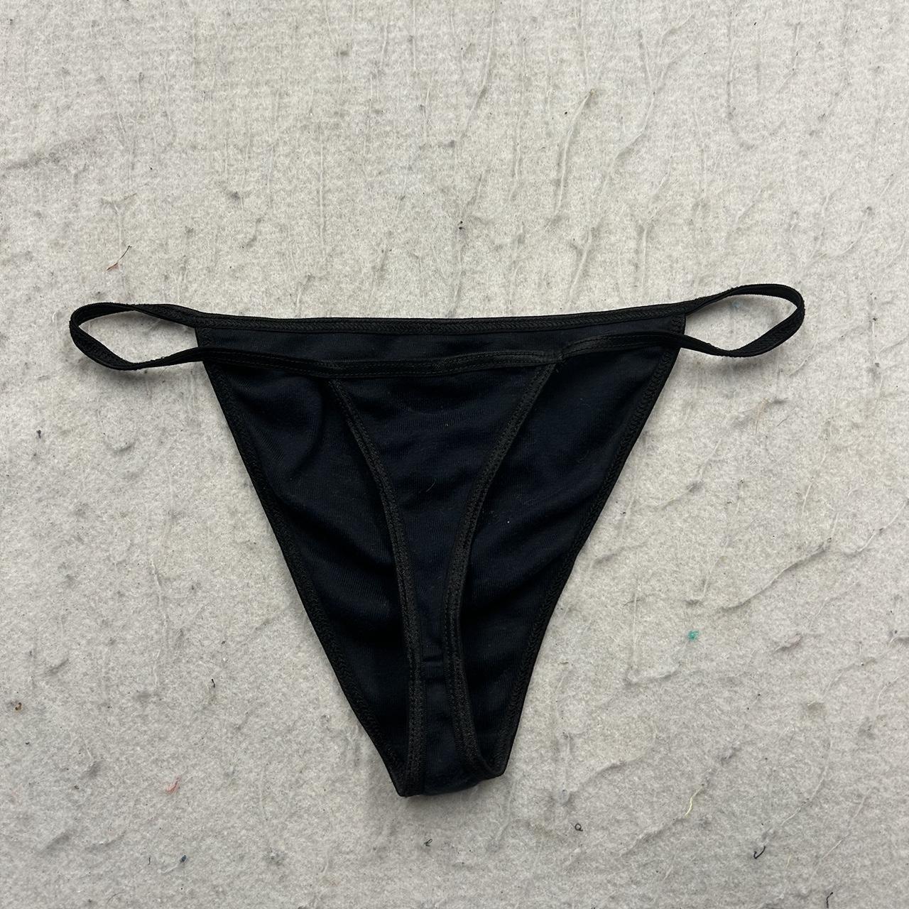 REBEL WAVE丨\"╋\" SLOGAN PANTIES-Black REBEL WAVE丨