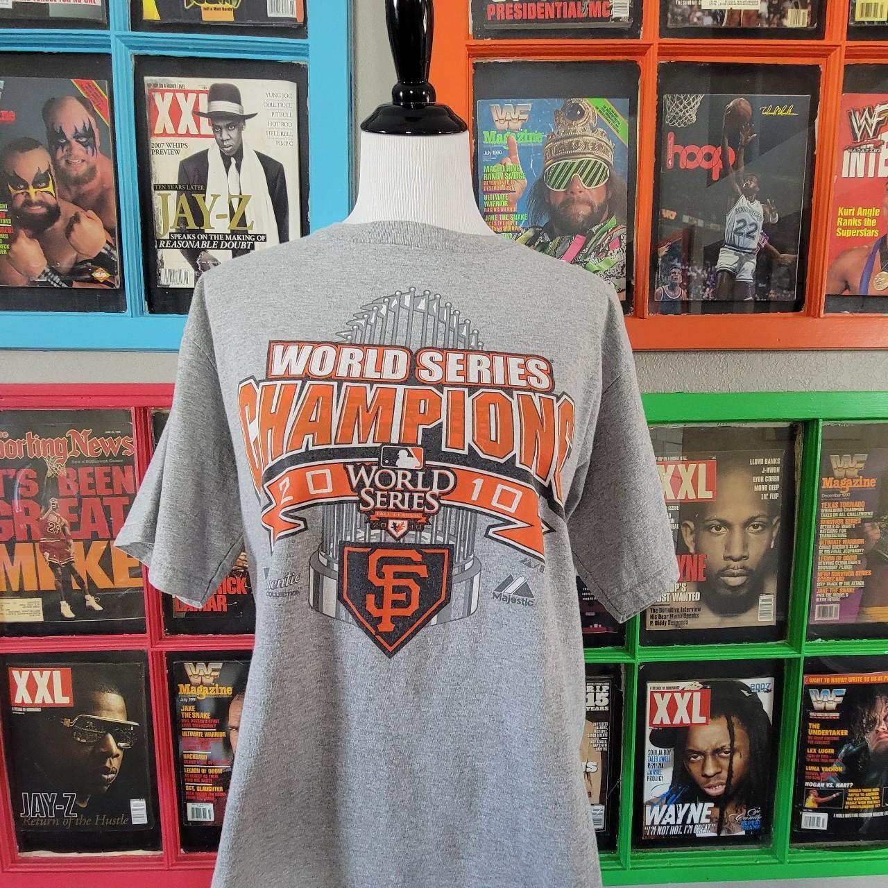 GREY VINTAGE SAN FRANCISCO GIANTS 2010 WORLD SERIES - Depop