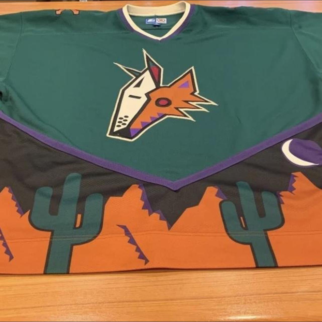Vintage 90s Starter NHL Phoenix Coyotes Kachina - Depop