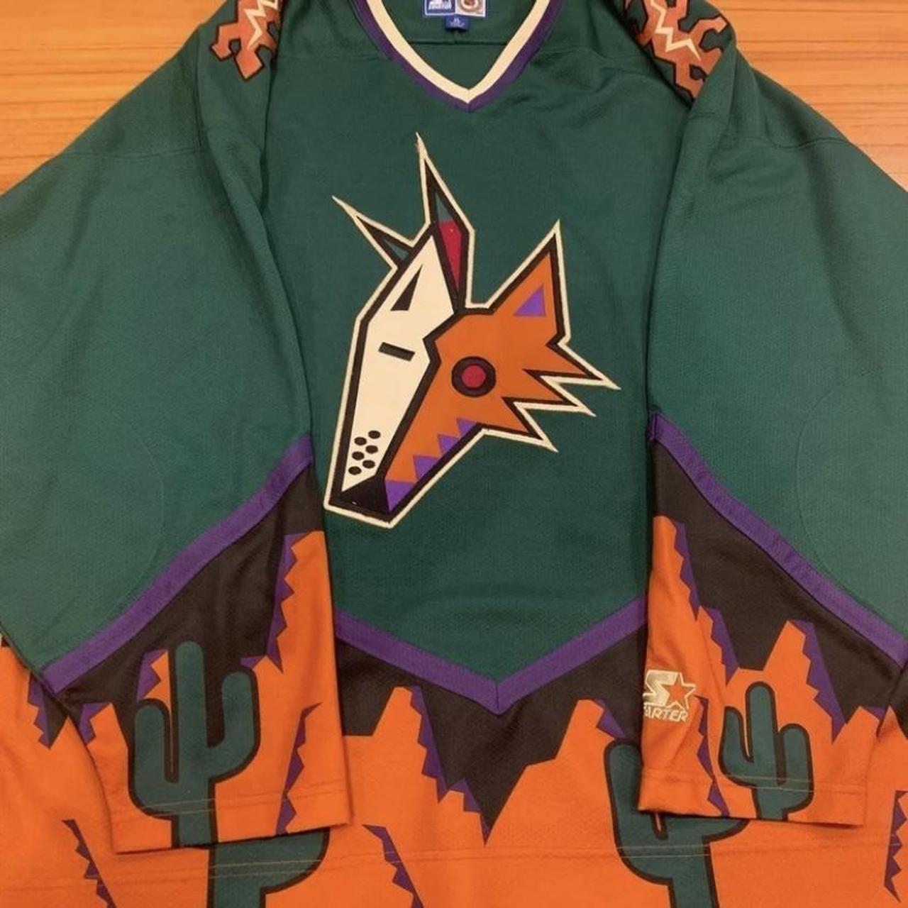 Vintage 90s Starter NHL Phoenix Coyotes Kachina - Depop