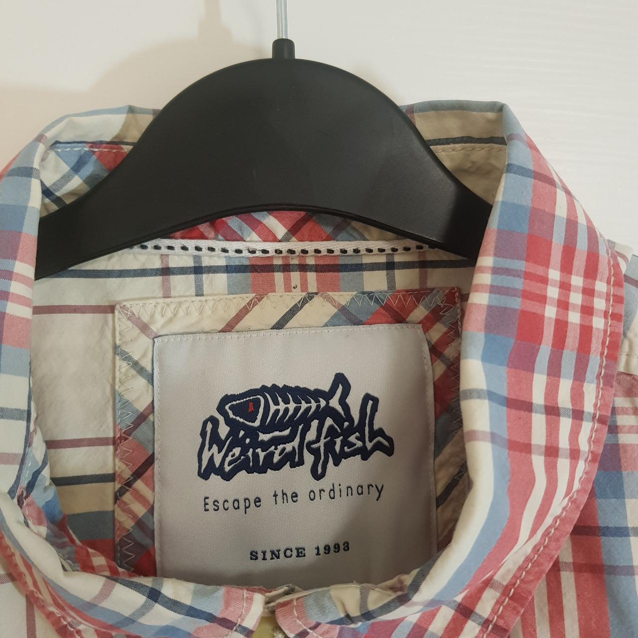 Weird Fish short sleeve men's shirt. 100 cotton.... Depop