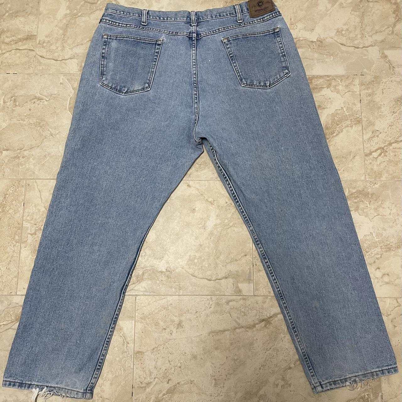 Vintage Wrangler Rugged Wear Classic Fit Jeans Light... - Depop