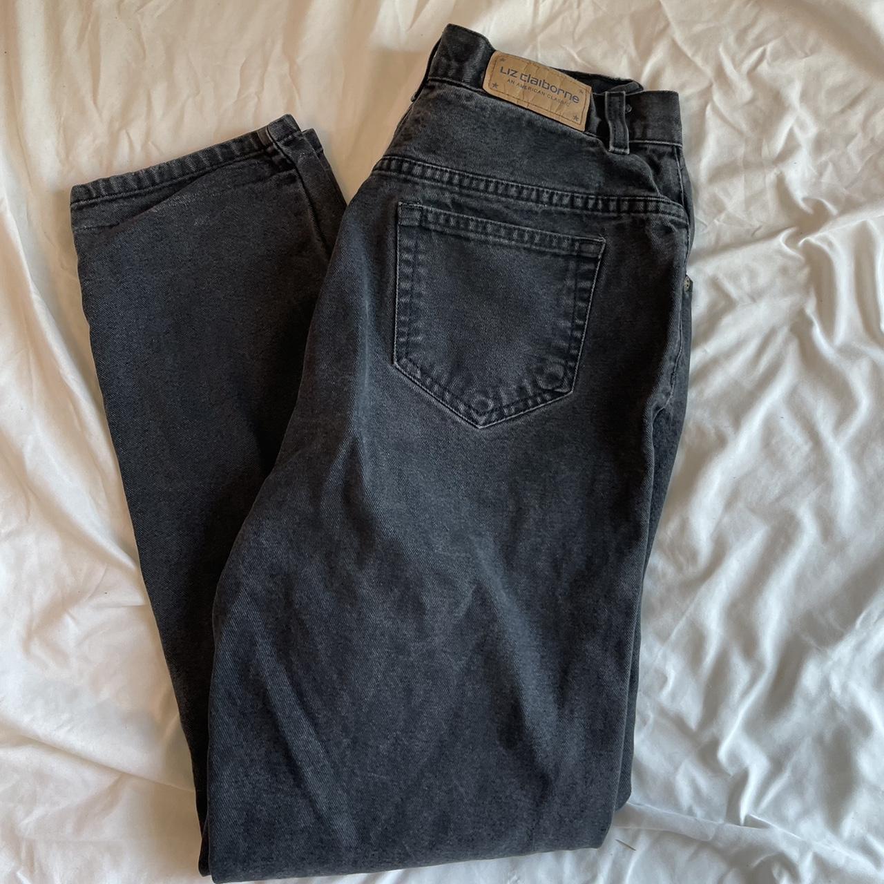 Liz Claiborne Women's Black Jeans | Depop