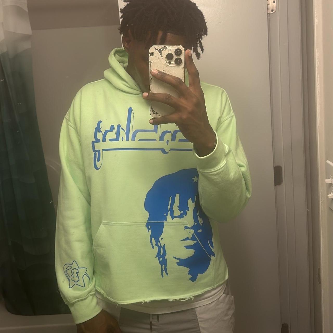 Cropped Chief Keef X Soblaze hoodie Hand&mldr; - Depop