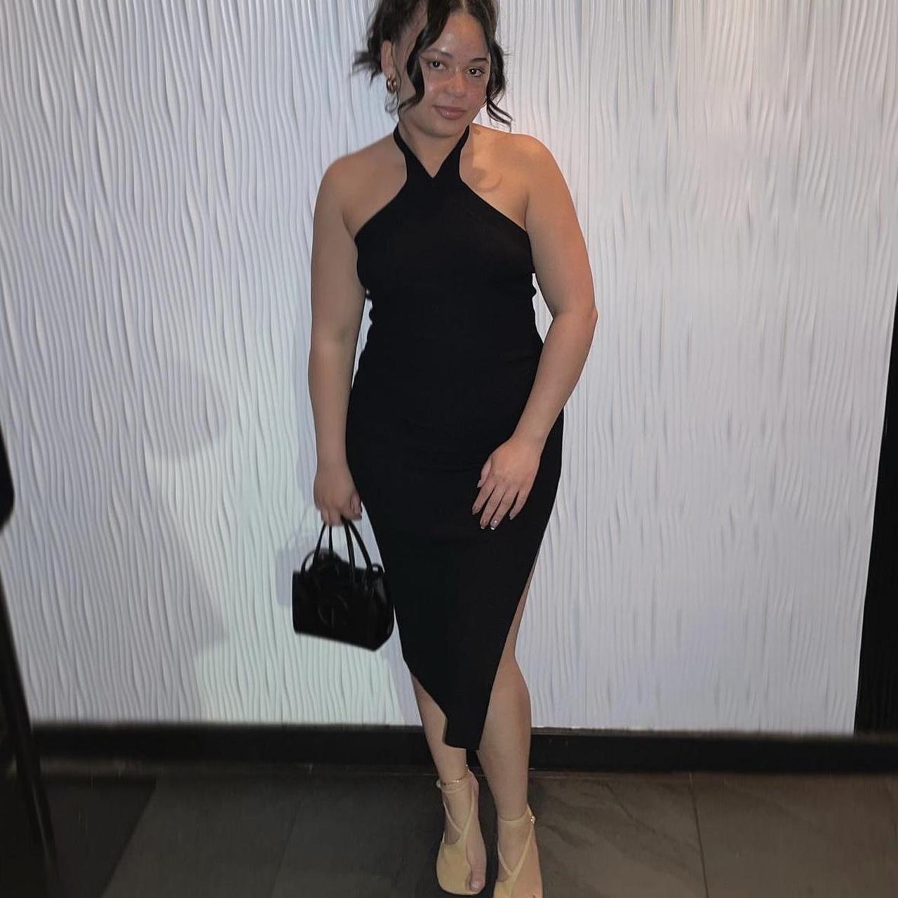 Midi Dress Aritzia Day Dress Cayenne Halter Dress Aritzia Black