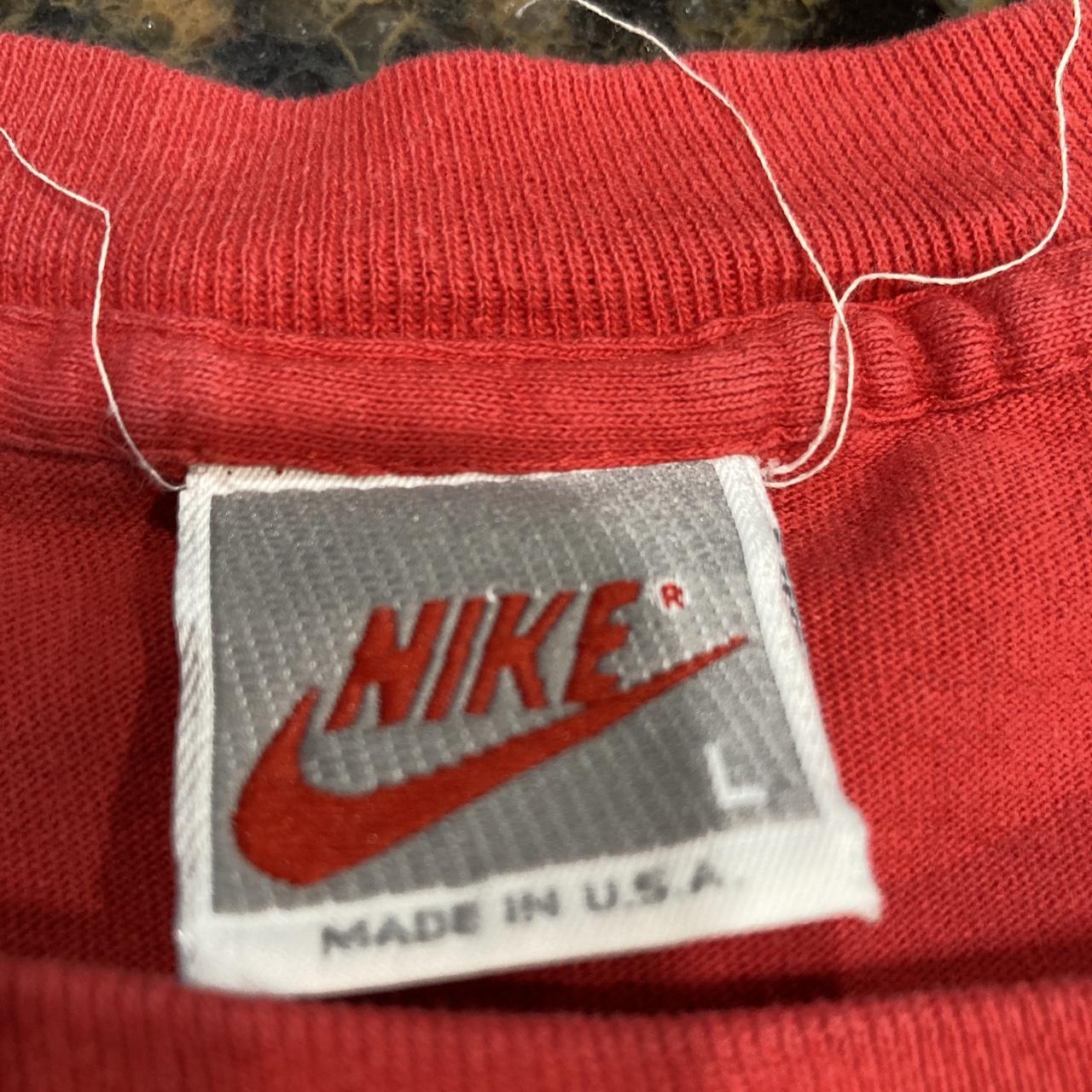 Nike Men's Red T-shirt | Depop