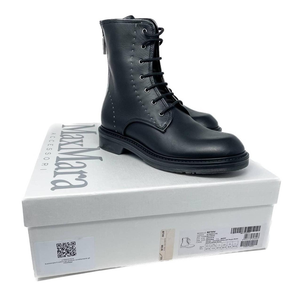 Max mara outlet combat boots