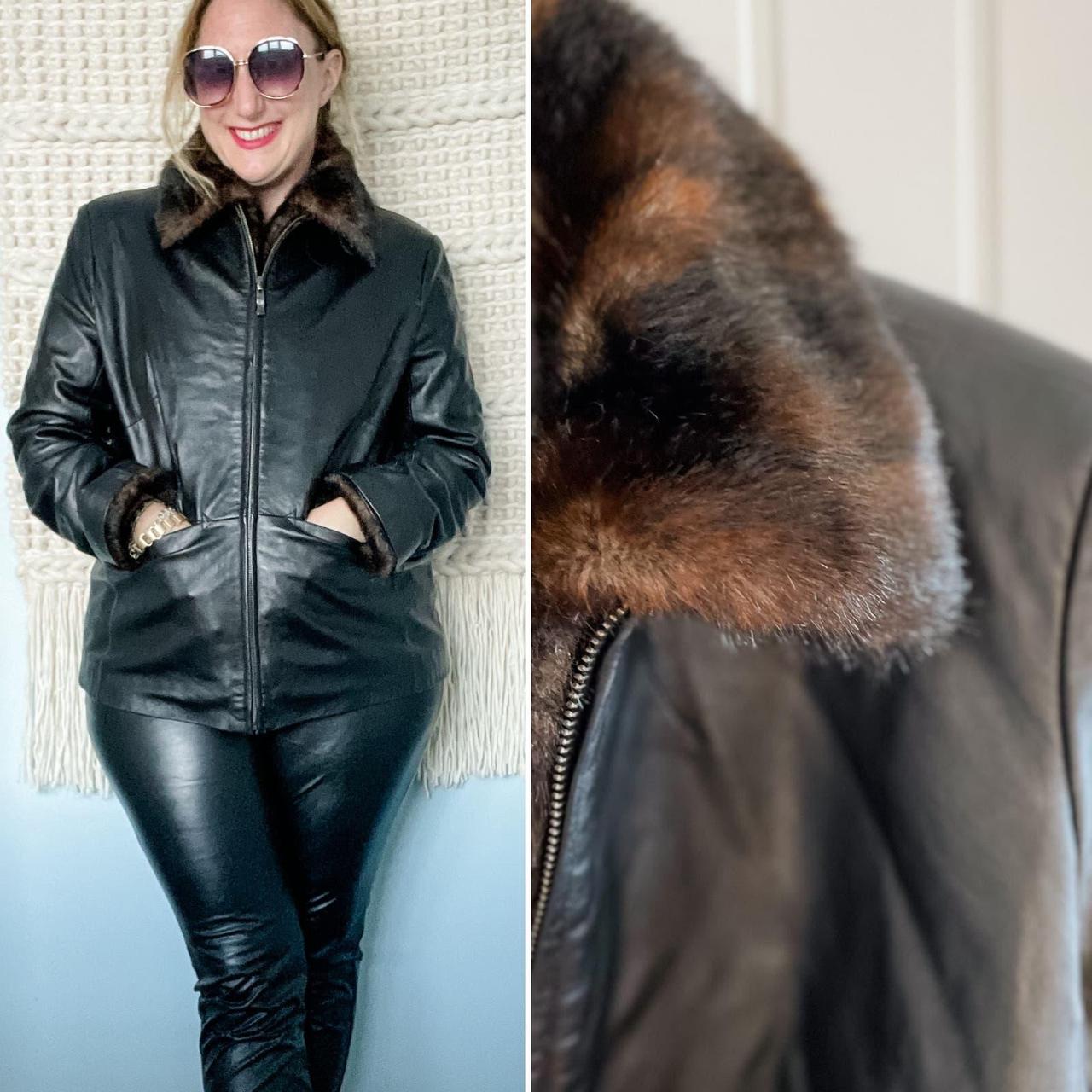 Kathy ireland leather discount jacket