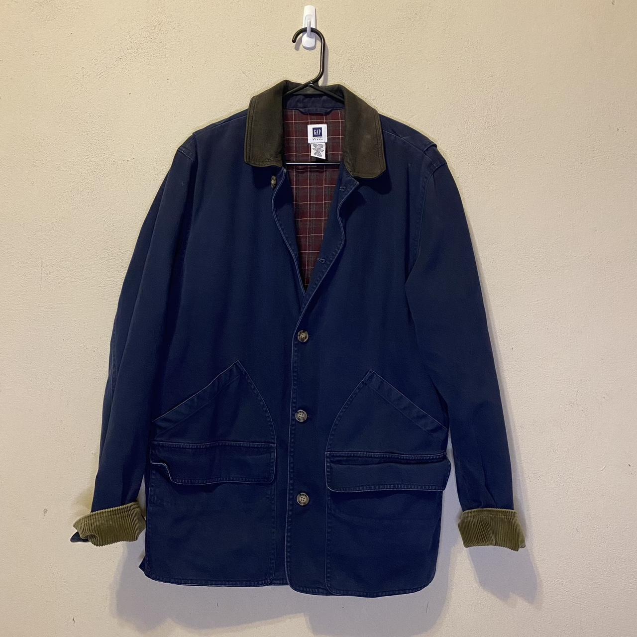 Gap Factory Men's Navy Jacket Depop