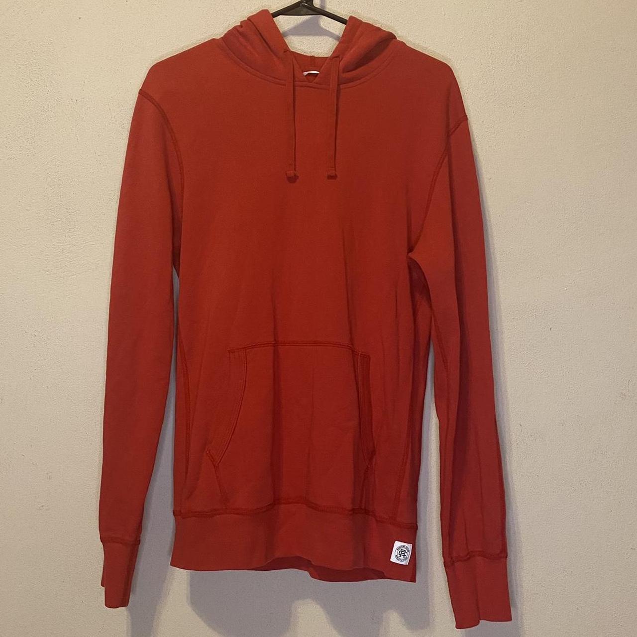 Reigning champ red store hoodie