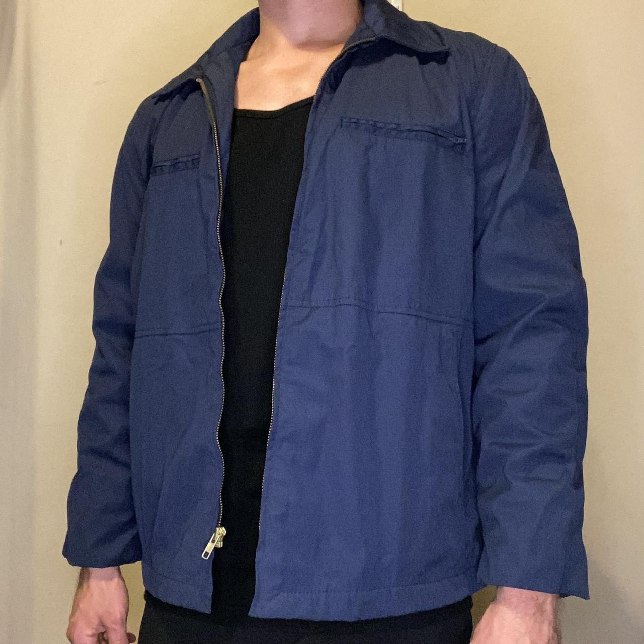 Blue utility sale jacket