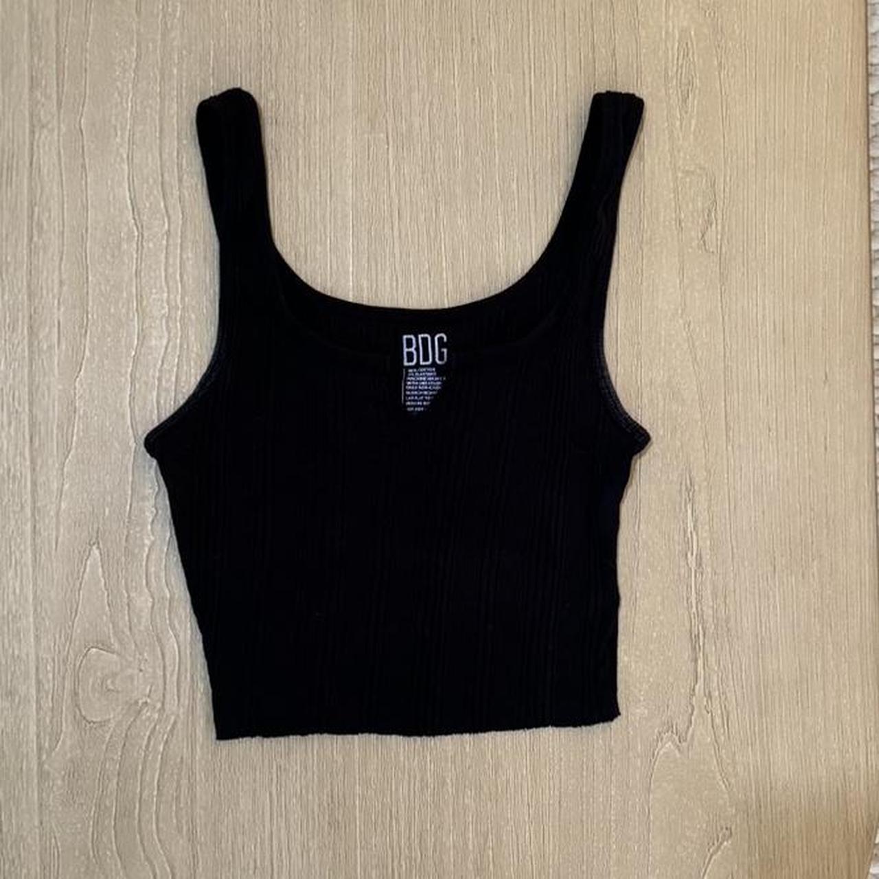Urban Outfitters Women's Black Crop-top (4)