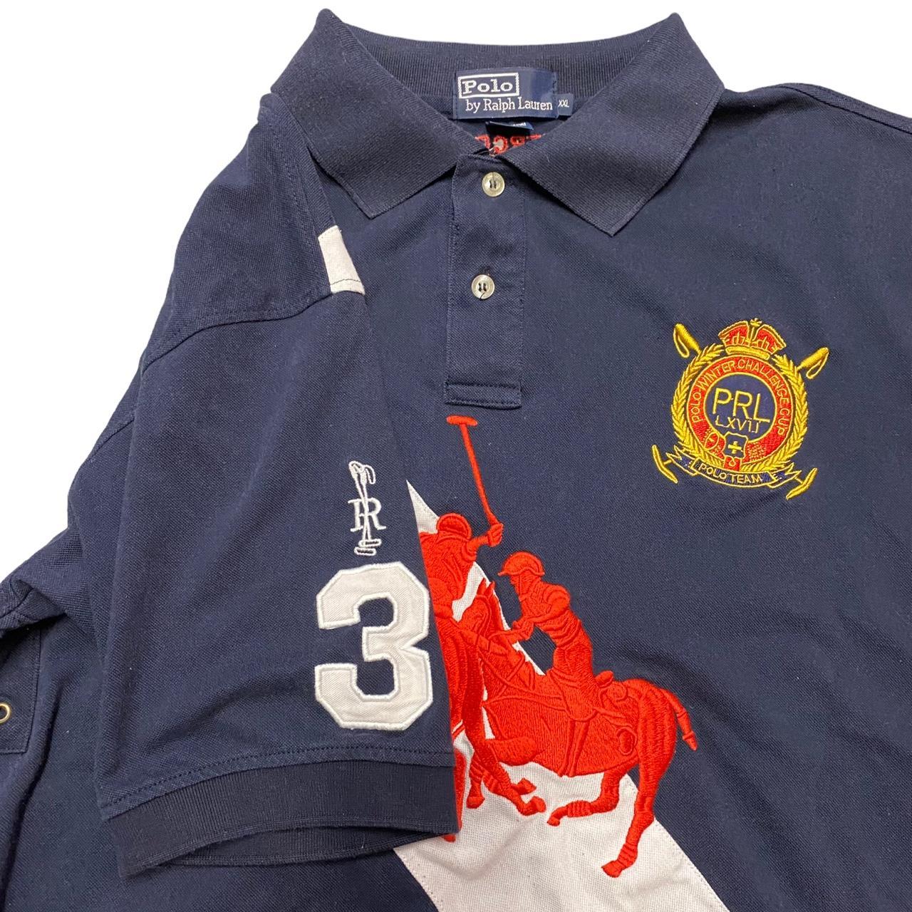 Ralph Lauren big pony New York polo. Navy. Men's - Depop