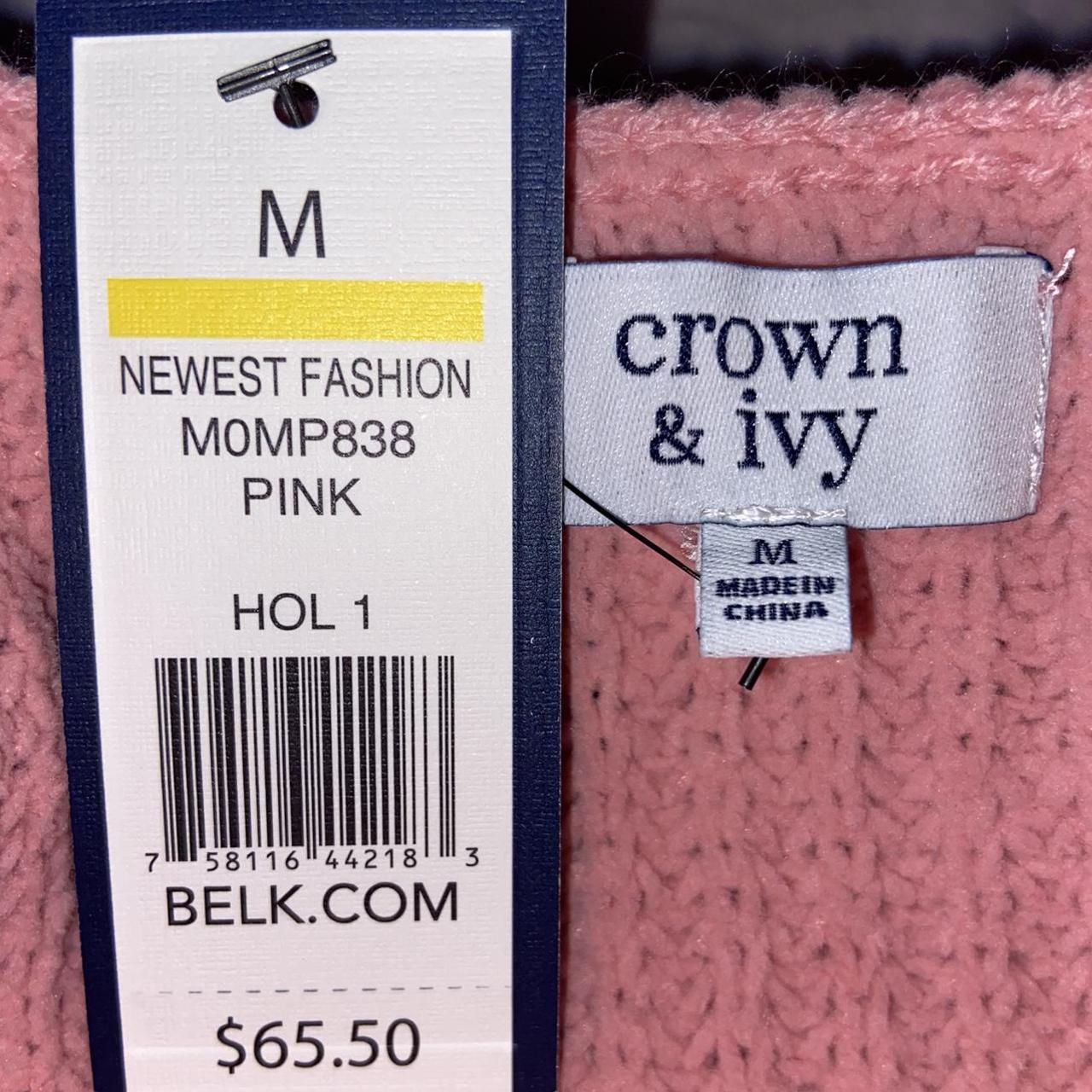 Belk Women's Pink Jumper Depop