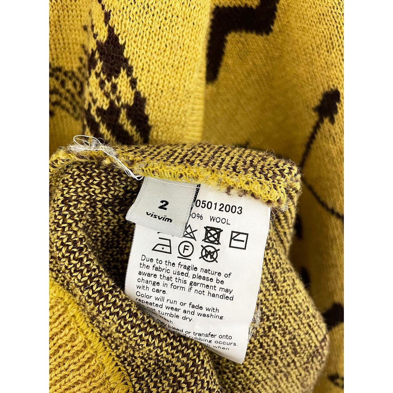 【極美品】visvim VNTG NATIVE JACQUARD KNIT Visvim AW17 Vintage Native Jacquard Knit | Depop