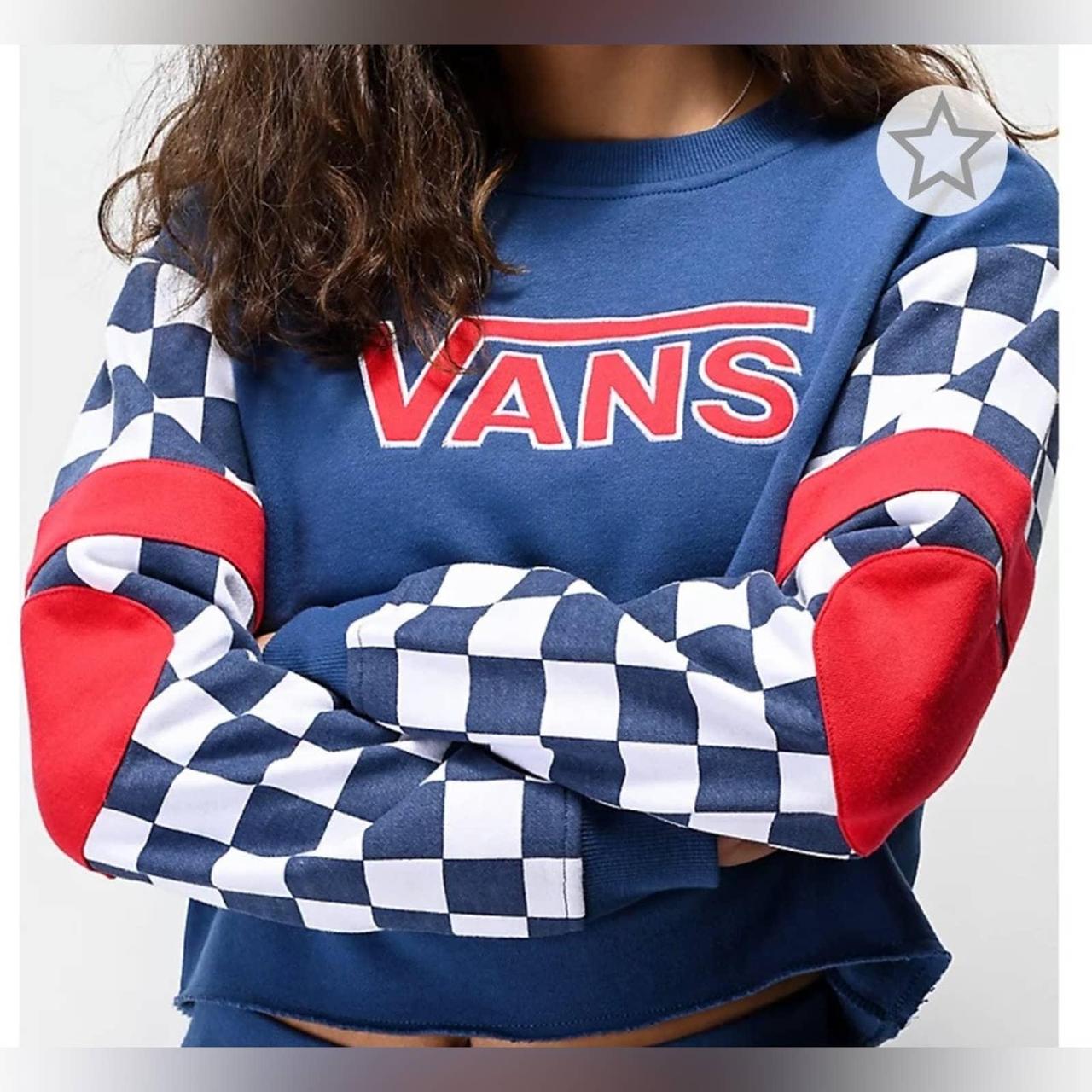 Vans red online sweatshirt