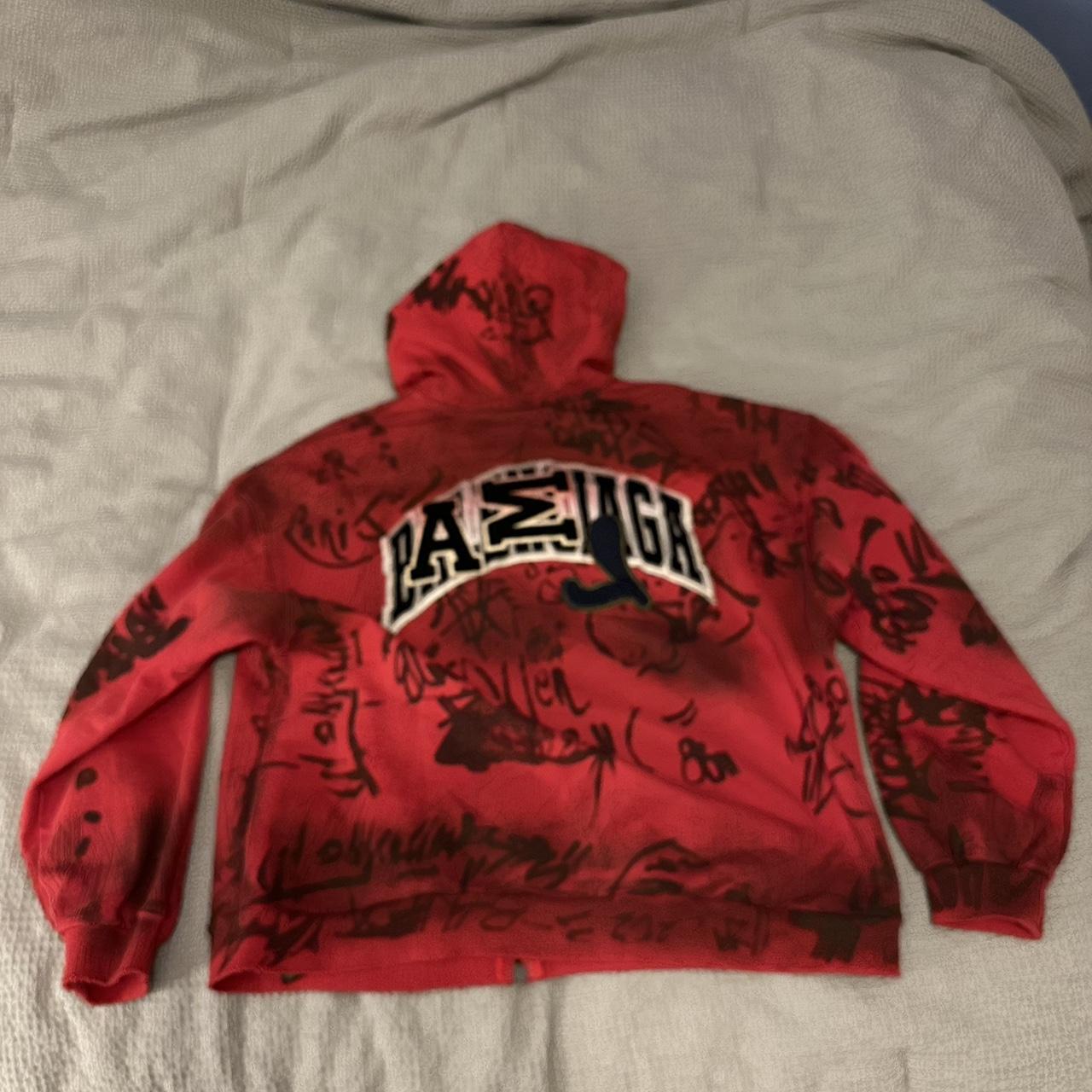Balenciaga Skater Hoodie Red Size L No one selling... Depop