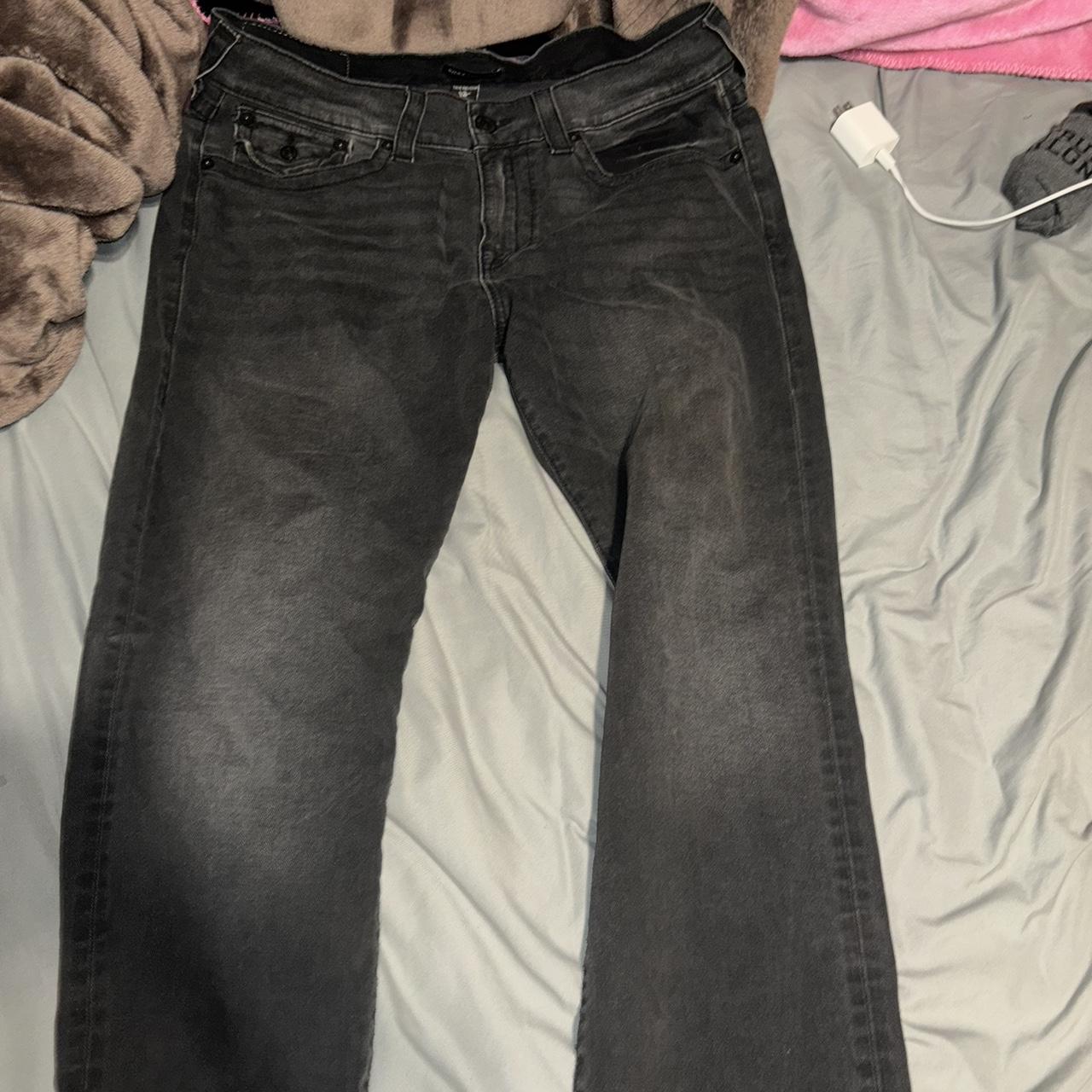 34x34 black true religion jeans truey y2k... Depop
