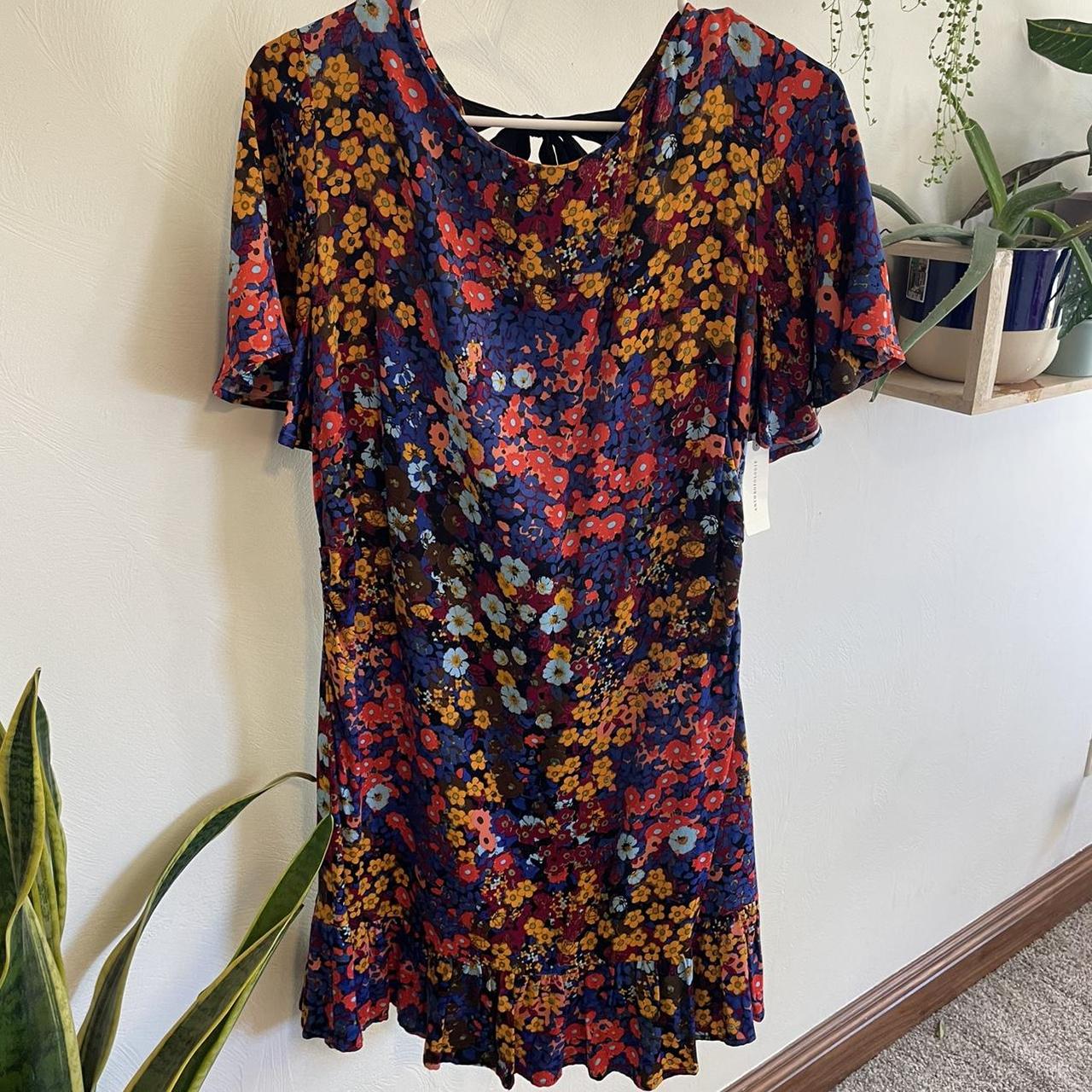 Anthropologie Floral hot Mini Dress NWT