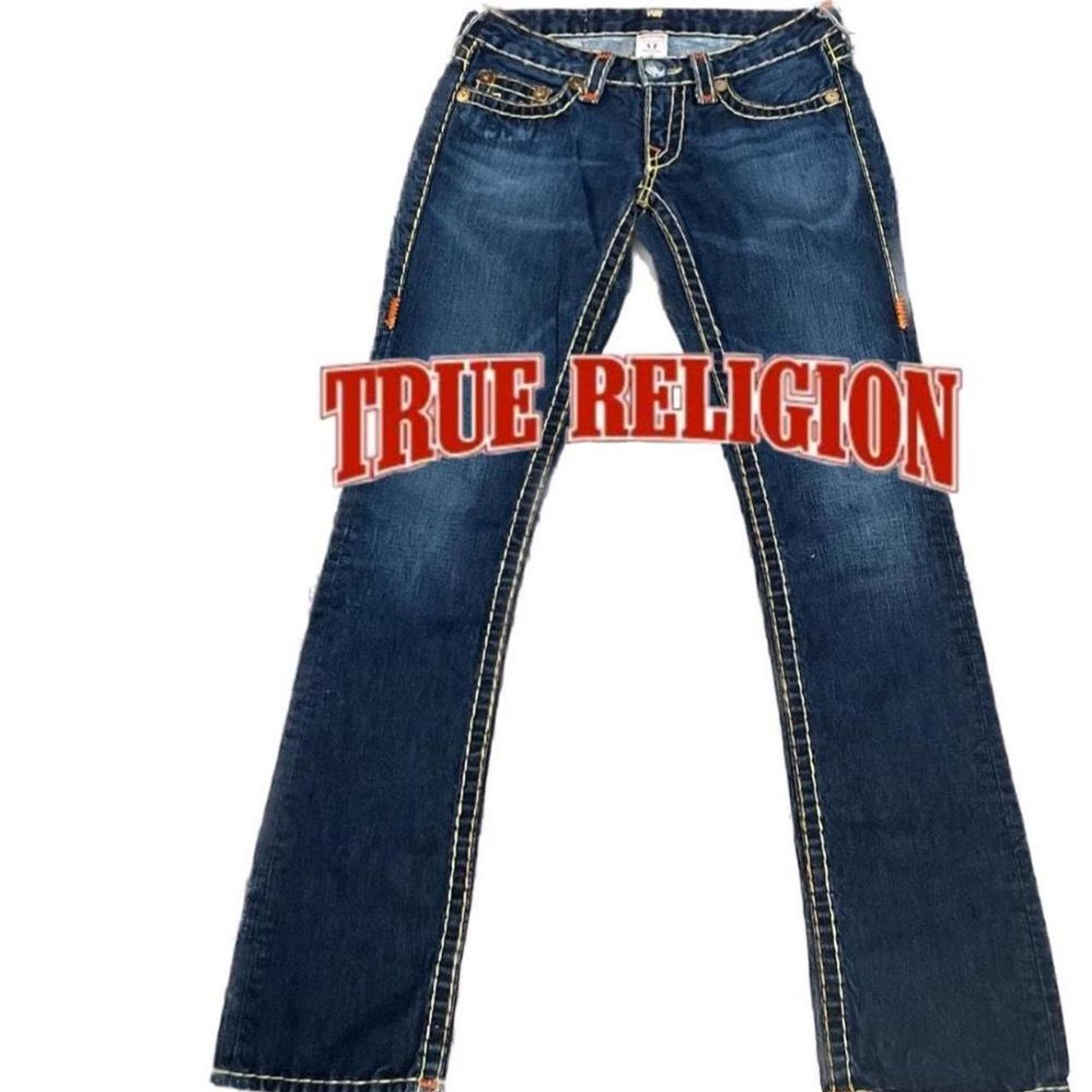 True religion jeans yellow sales stitching