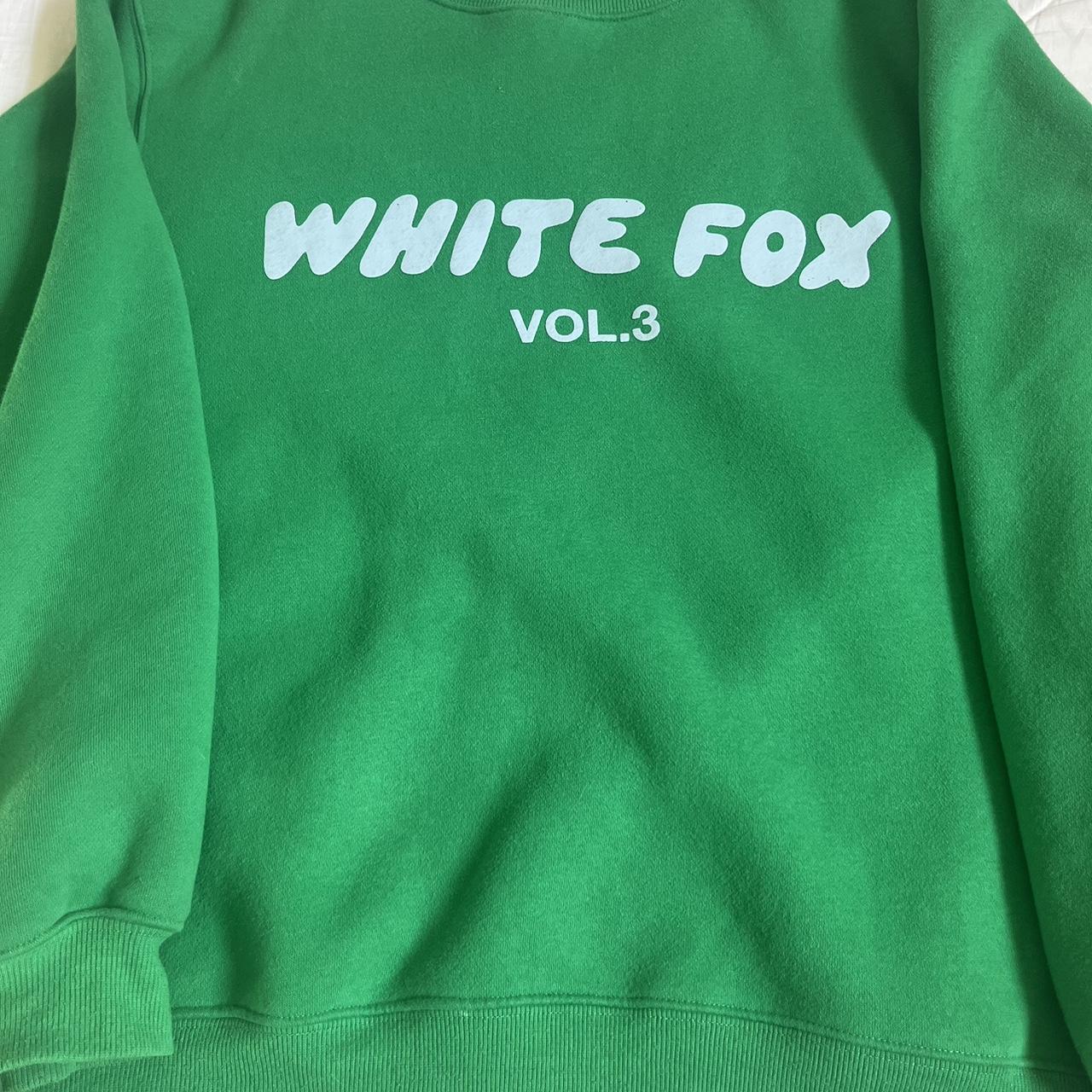 green white fox jumper last item i posted about... Depop